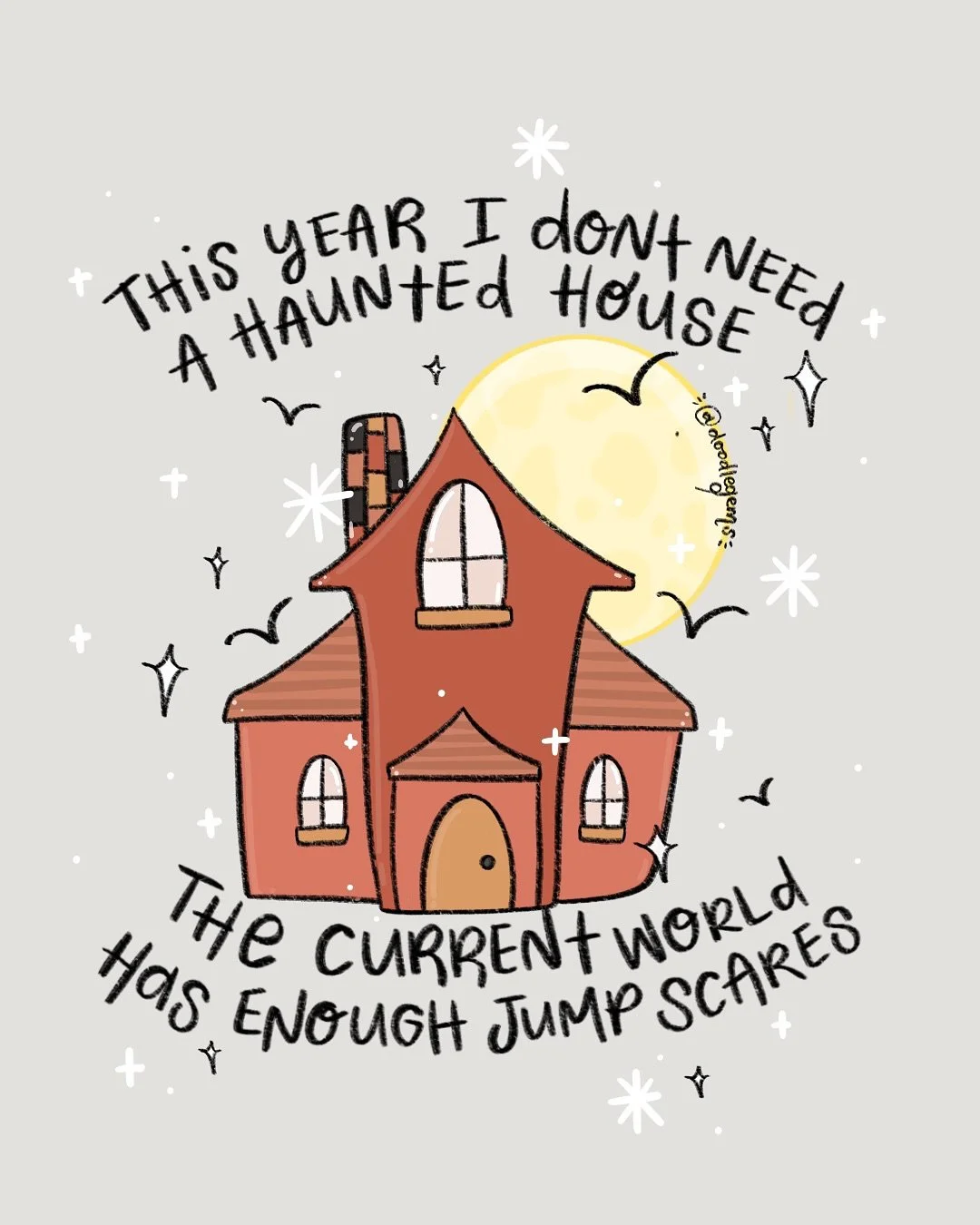 Anyone else relate? ⬆️🫠

Thinking the world has enough jump scares rn 

#funnyart #funnyartwork #realism #halloweenart