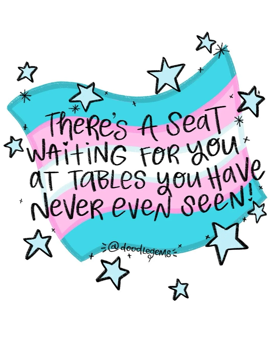 ✨there&rsquo;s a seat for you at tables you have never even seen✨

Today is the last day of Transgender Awareness Week! Here&rsquo;s some important reminders for not just this week but always:

✨Trans lives matter. Always. 🏳️&zwj;⚧️
✨ CELEBRATE tran