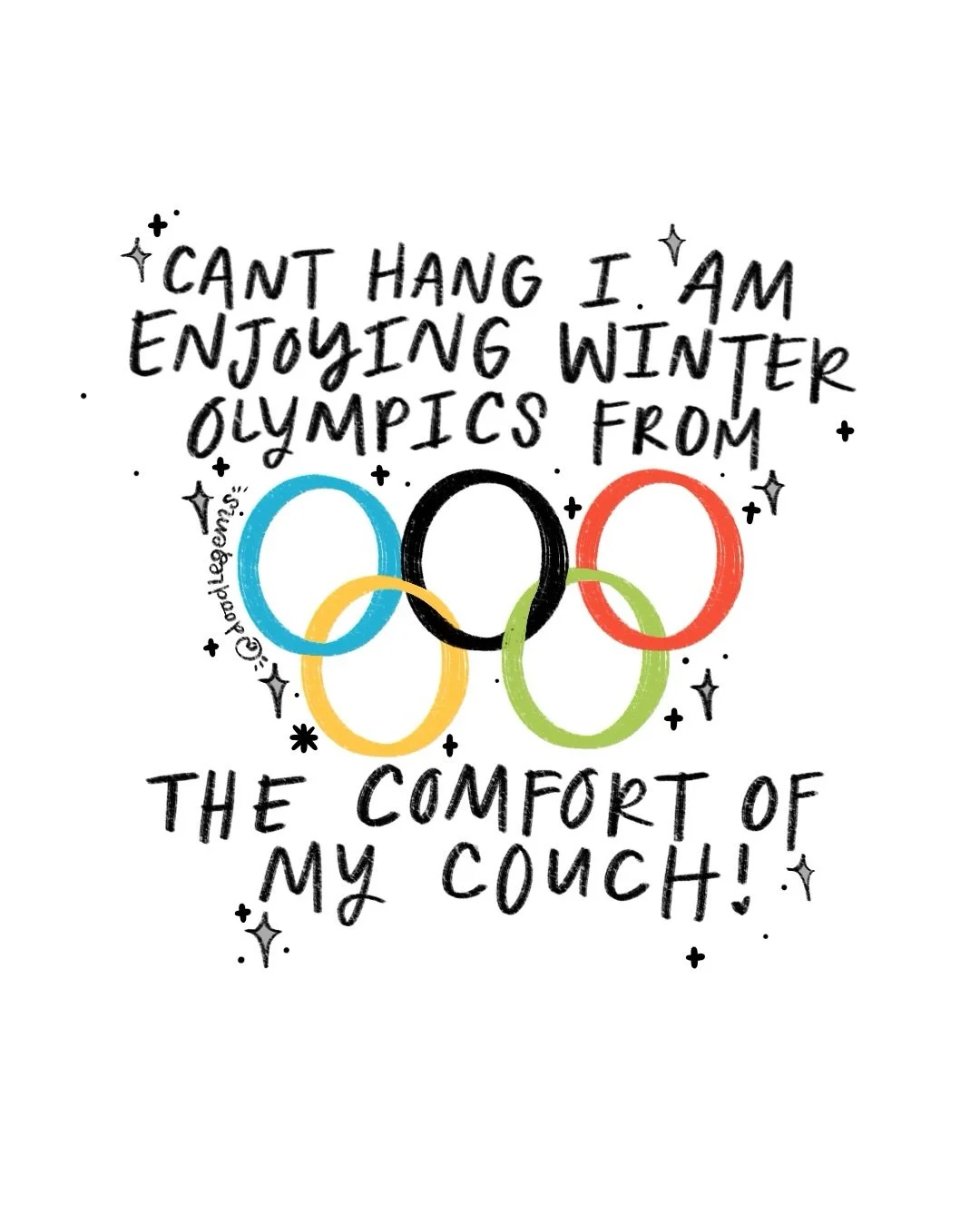 that final week of Olympics be like&hellip; 

Who else is just obsessed with watching the Olympics I swear every time the Olympics rolls around I am suddenly an expert on sports?? There&rsquo;s something about the Olympics that&rsquo;s so joyful 🥰

