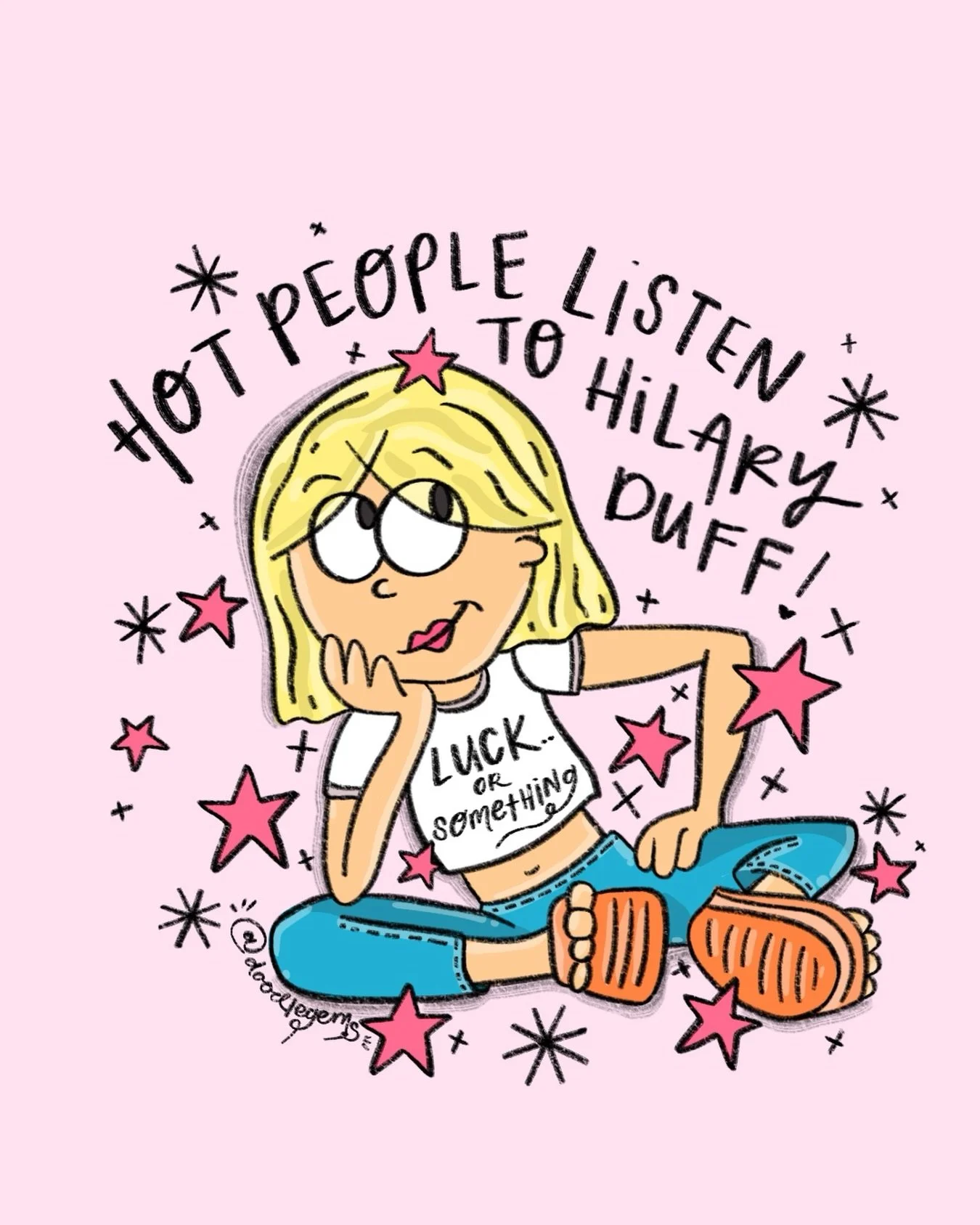 Just saying ✨ this is what dreams are made of ✨

Who else is listening to the new @hilaryduff album!?! 

#luckorsomething #hilaryduff #musicart #hilarydufffan #artistsupportingartist