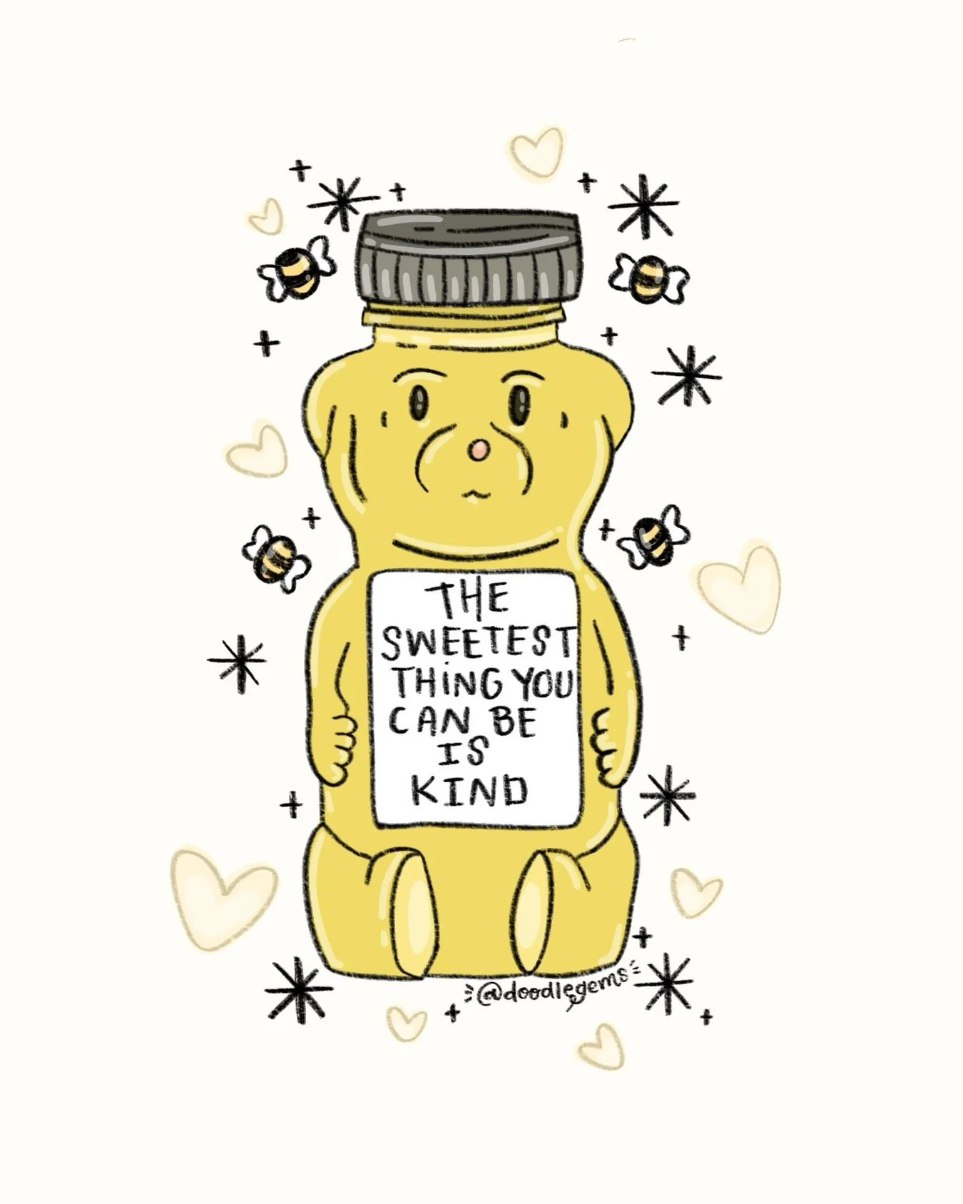 the sweetest thing you can be is KIND ✨🍯🐝

It&rsquo;s crazy that we live in a world where people need to be reminded to just be kind but here we are 💛 so just remember it can be hard to choose kindness, it&rsquo;s not always the easy path but it&r