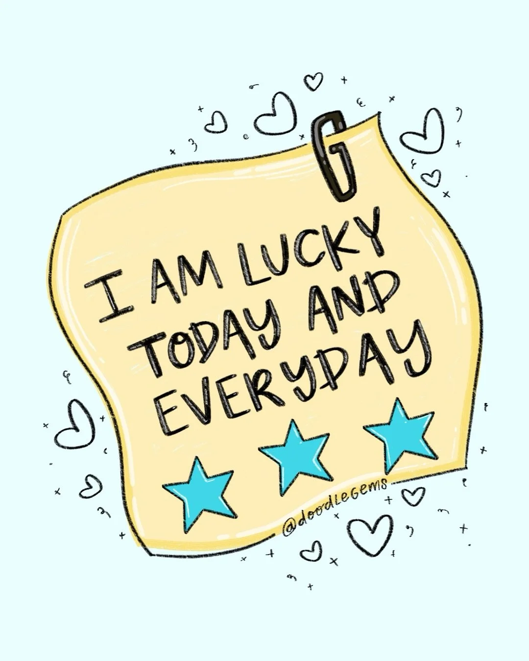 REPEAT AFTER ME: I am lucky today and everyday ✨🤍

#artistsofinsta #artistsupportingartist #iamlucky #lucky #womenwhodraw
