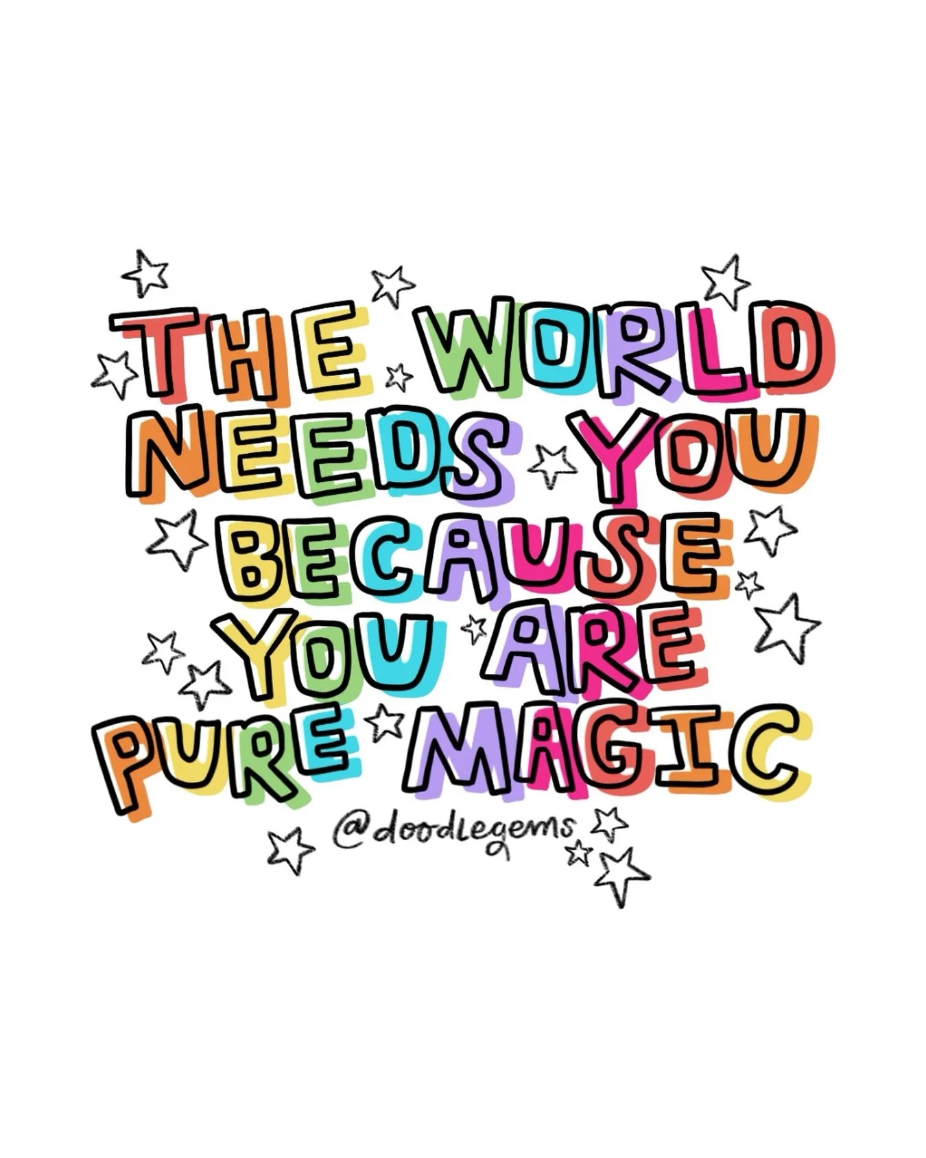 the world needs ✨YOU✨ cause you are pure magic!!!!

#artistsupportpost #youareloved #youarenotalone #mondaymotivation #positiveaffirmation