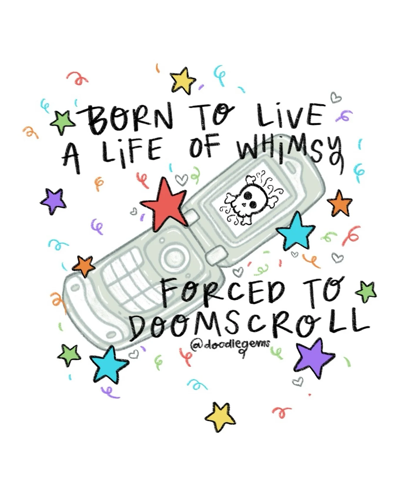 Born to live a life of whimsy forced to doomscroll ✨

Anyone else!? 

#artistsupportpost #artistsupport #artistsofinsta #doomscrolling #whimsy