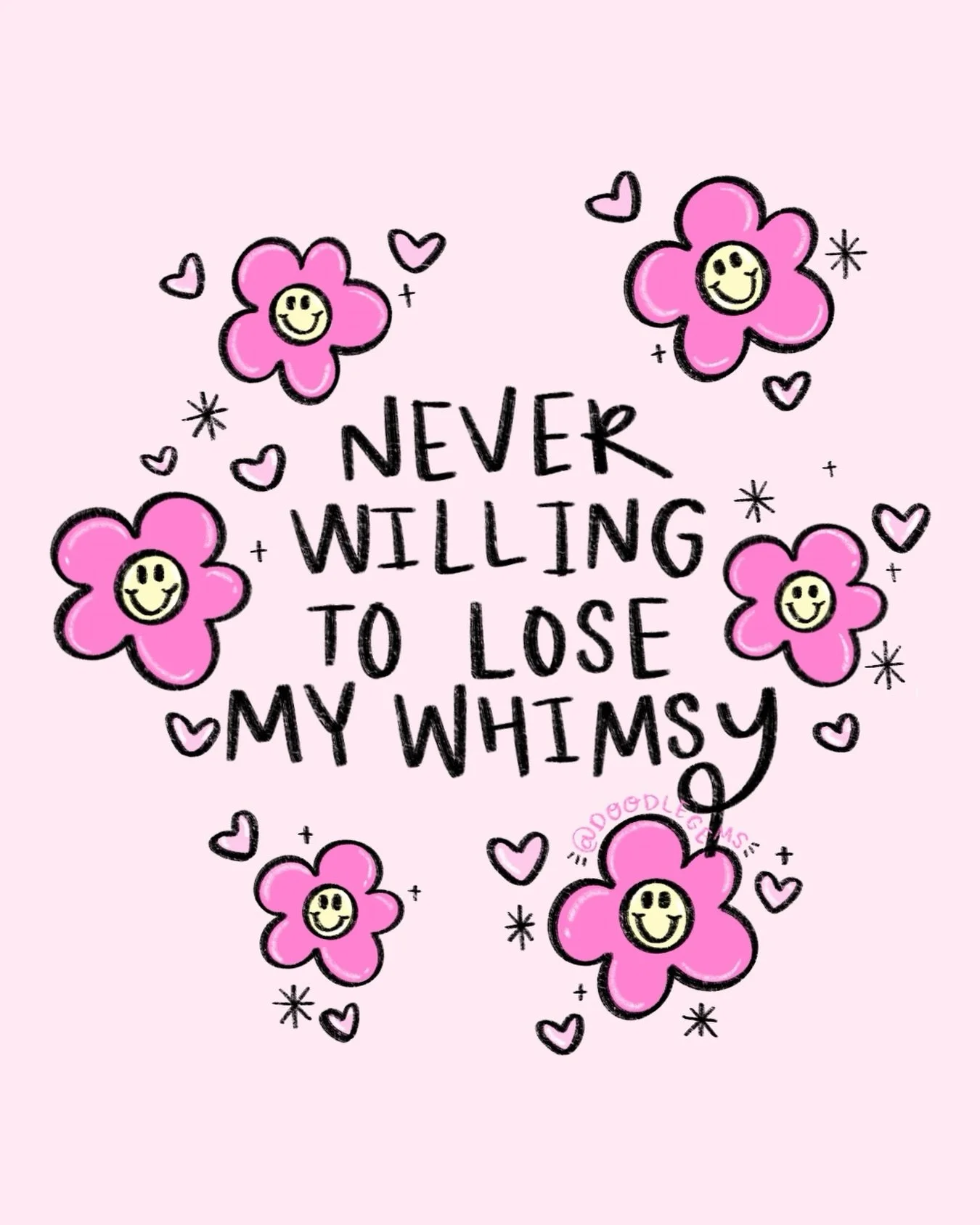 Never willing to lose my whimsy 💕🌸

Anyone else!? Stay whimsical &amp; stay CRAZY 😉

#artistsofinstagram #artistsupportartists #artistsofig #womenwhodraw #whimsy