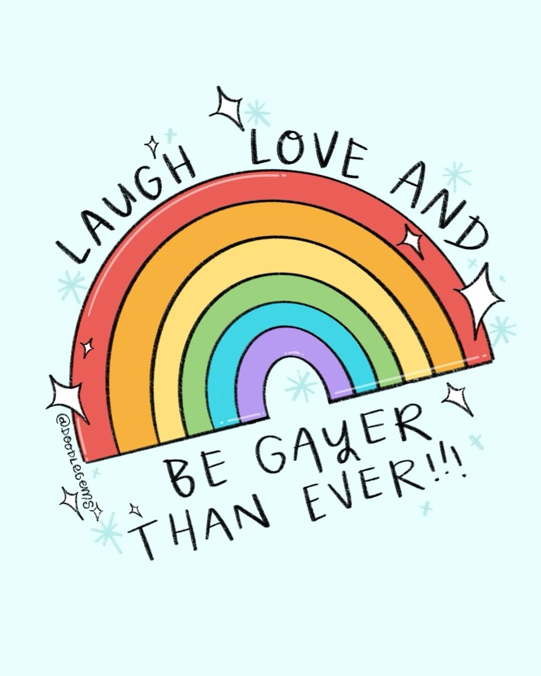 ALERT ‼️ 2 days until pride month starts ‼️

So here&rsquo;s some cute lil art I made to get us started, also important reminders ✌🏻

#artistsupport #pridemonth #lgbtqartist #lgbtqart #pridemonth2026