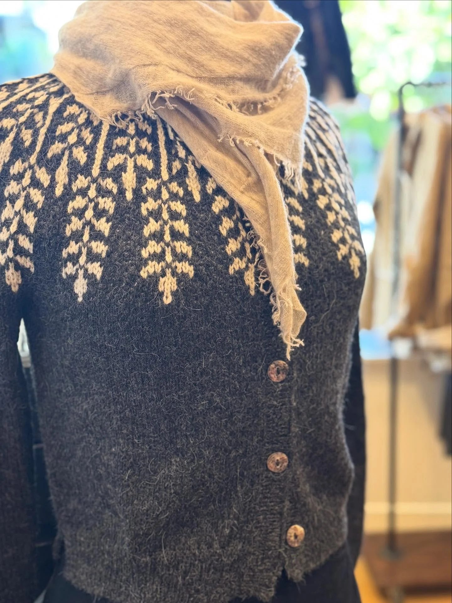 New Gorgeous hand knit sweaters by Covet!