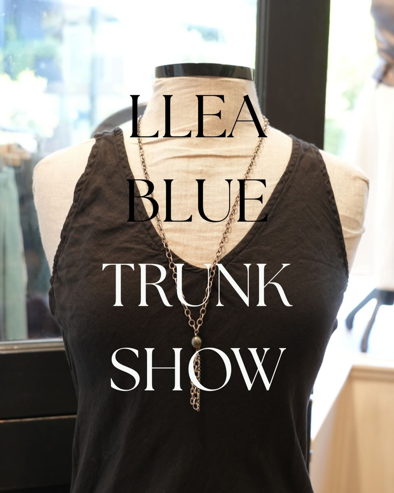 Let&rsquo;s celebrate!
See you Friday June 5th from 11-6 and and Saturday the 6th from 10-6 for a trunk show, packed with fresh, yet familiar, designs from @llea_blue. More info in previous post (pinned)