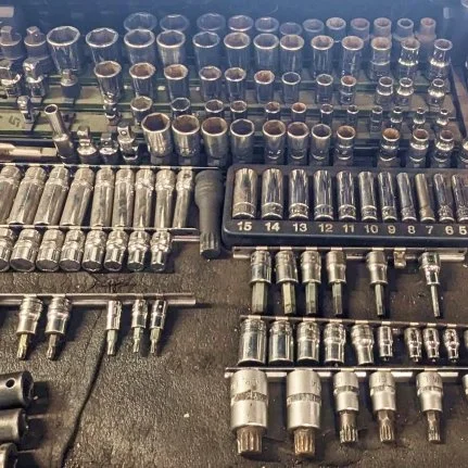 Tools at A. Harris Motors Brighton