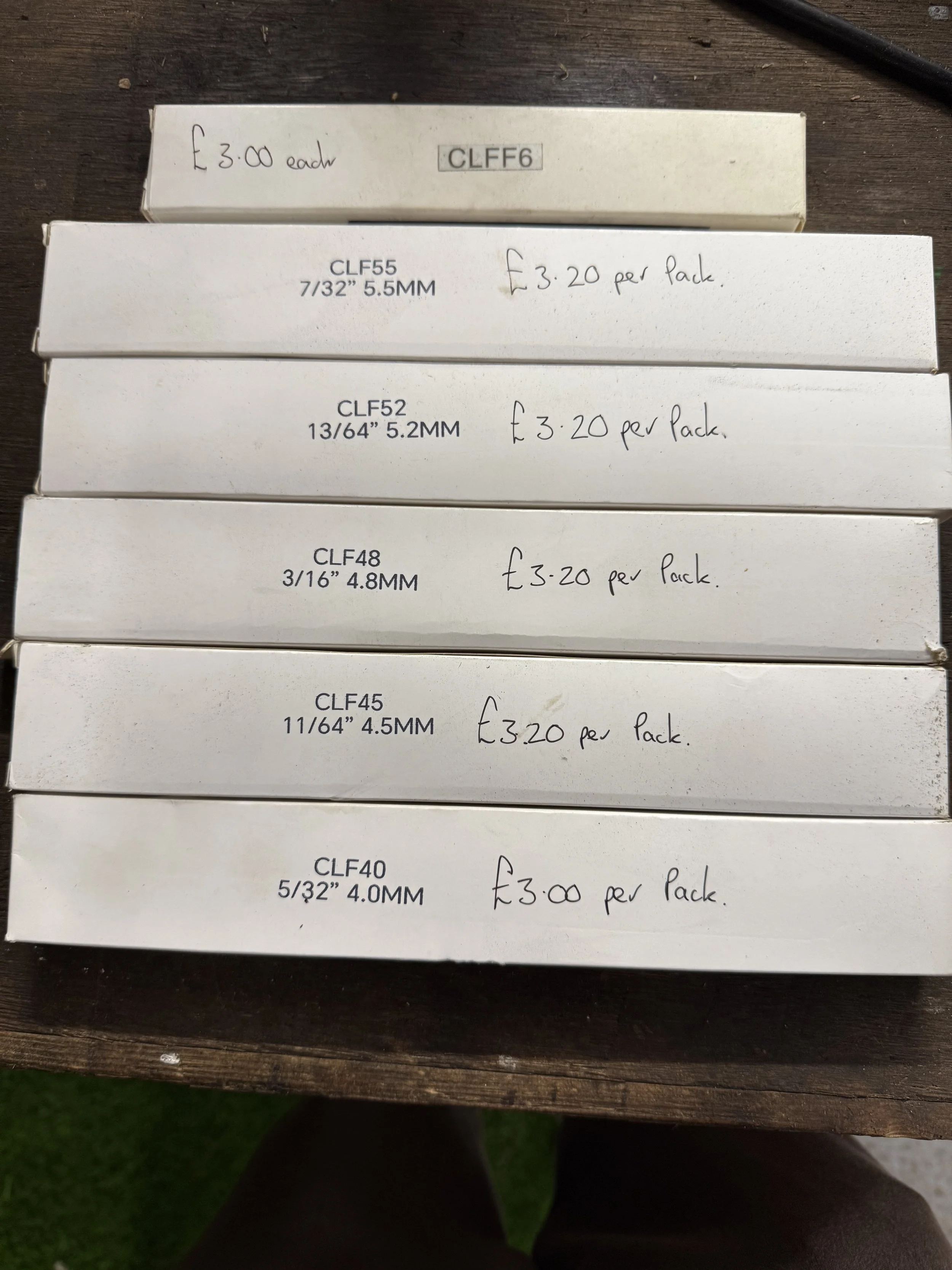 Chainsaw Sharpening Files (Various Sizes)