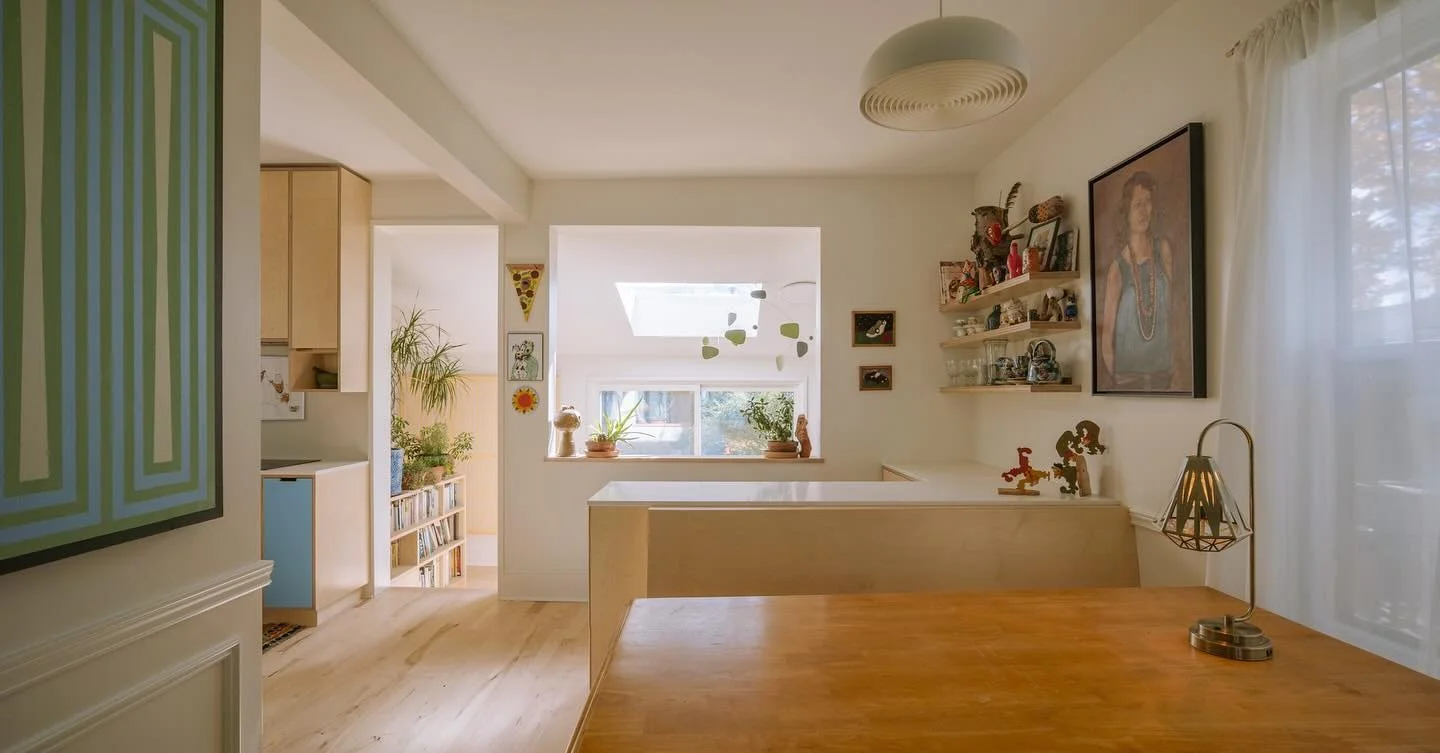 So stoked to finally shoot this space for our good buds in the north end. This project came about to create a more functional space for a growing family and getting the most out of the budget was a critical part of this. The original kitchen had 5 se