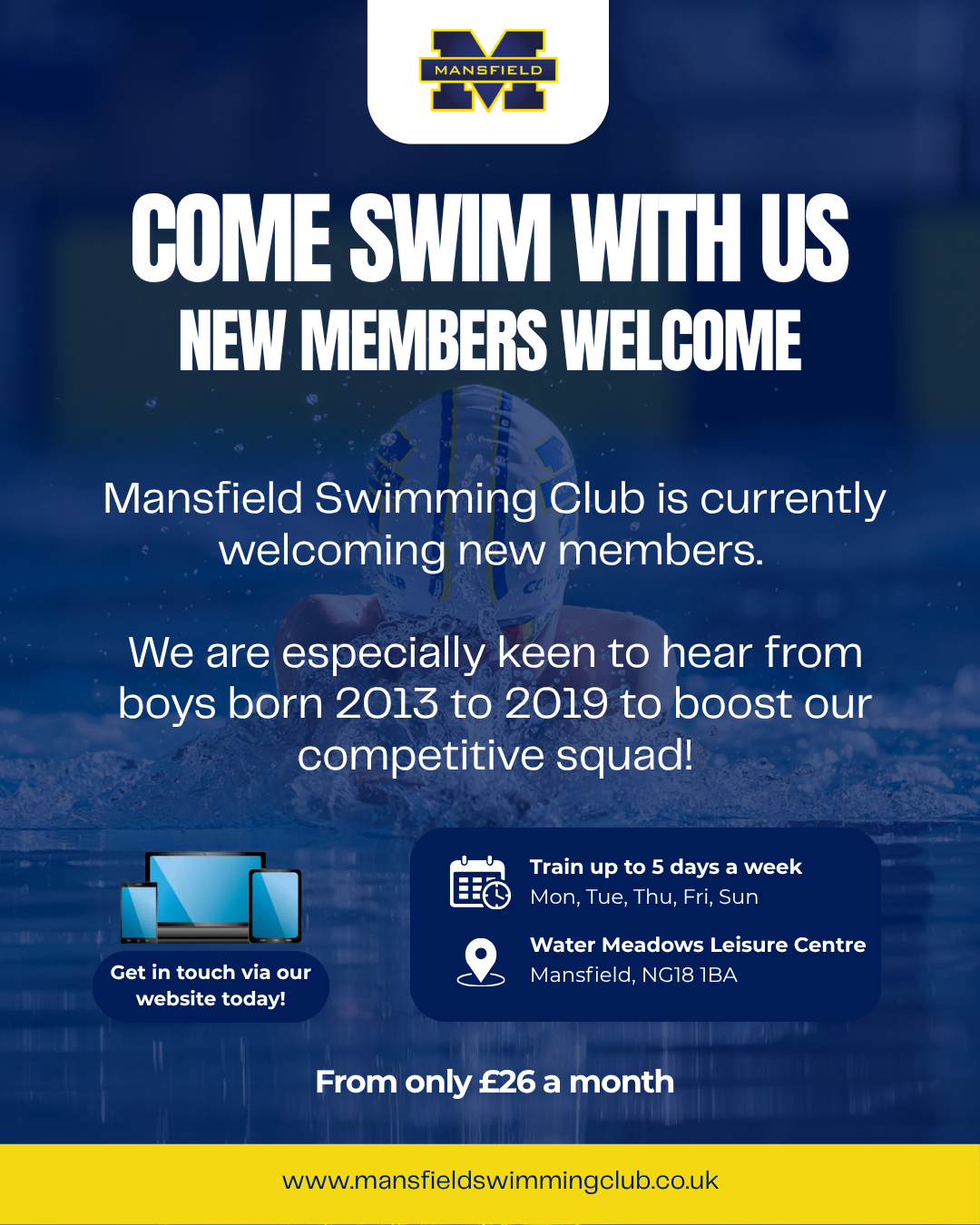 Join Mansfield SC now
