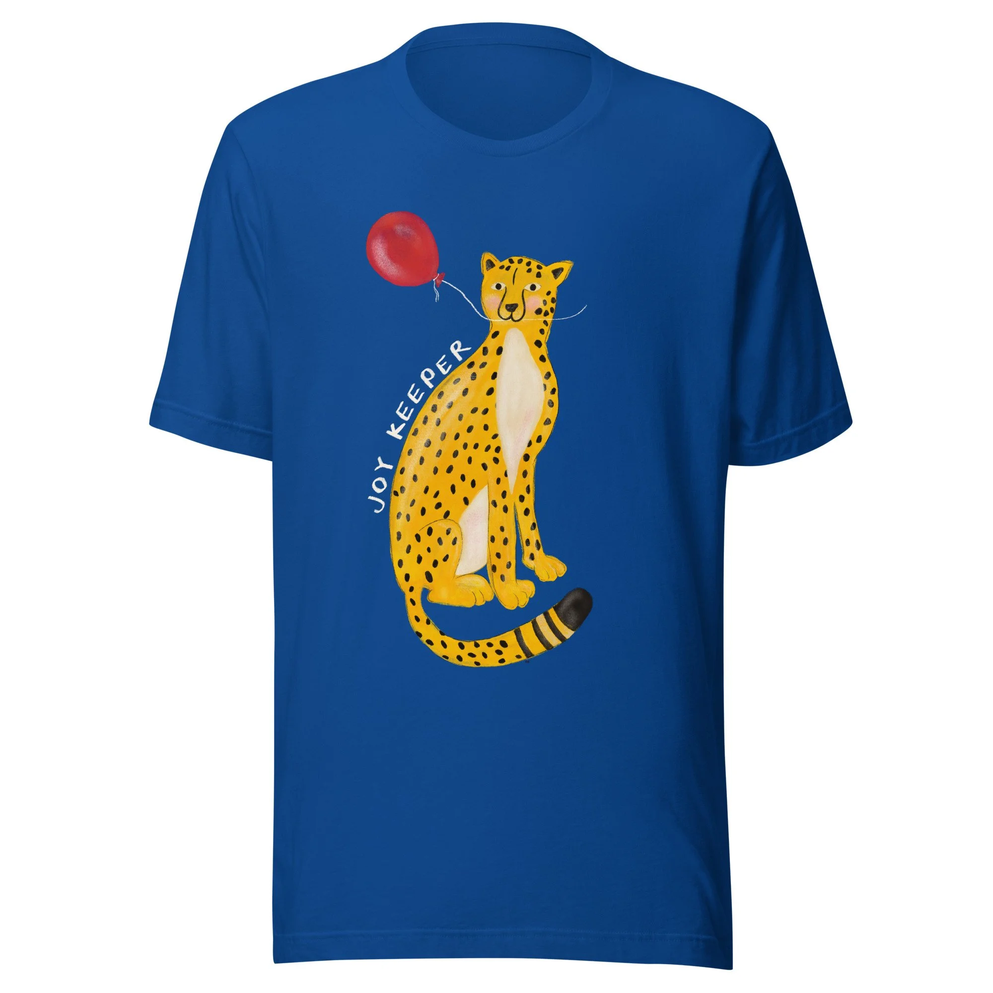 Just a cheetah and a balloon t-shirt (dark)