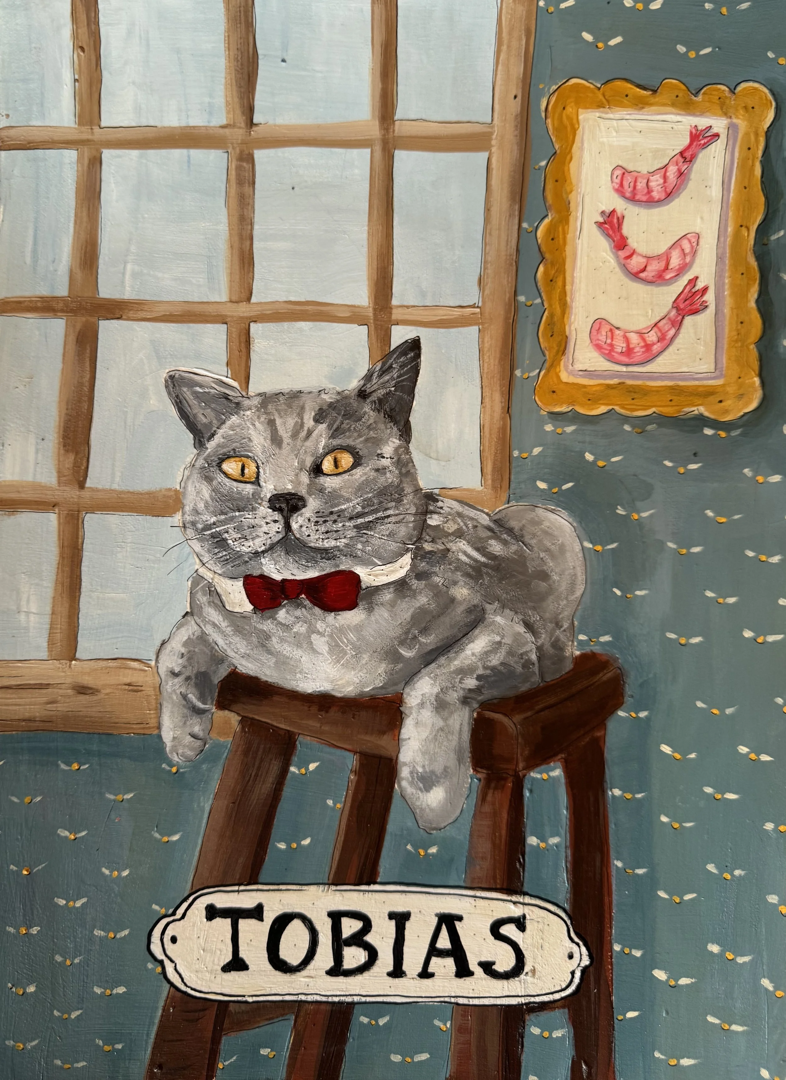 Tobias who loves shrimp