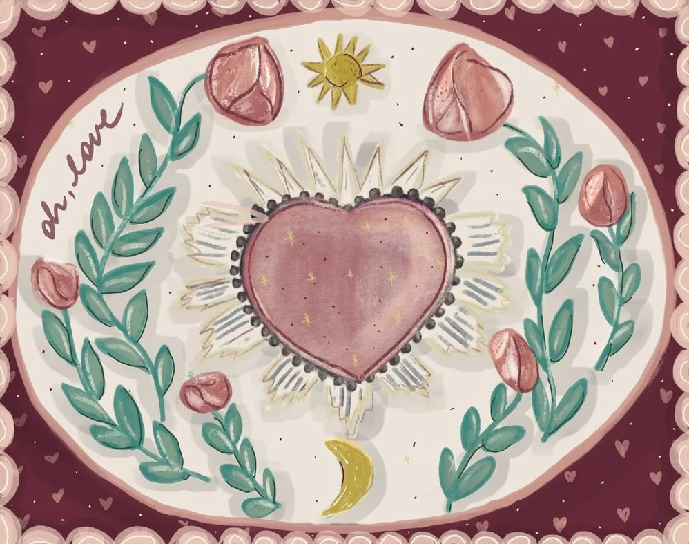 "Oh, Love" Digital Print