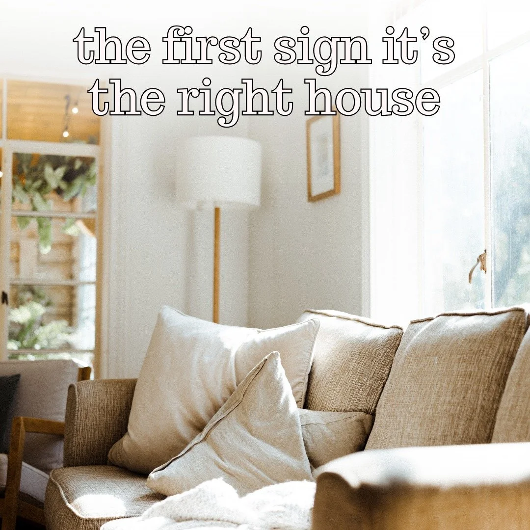 You know it&rsquo;s the right house when you start picturing your life inside it before you&rsquo;ve even finished the tour.
Dinner at the table. A dog at the door.

That&rsquo;s not just real estate&mdash;it&rsquo;s intuition.
