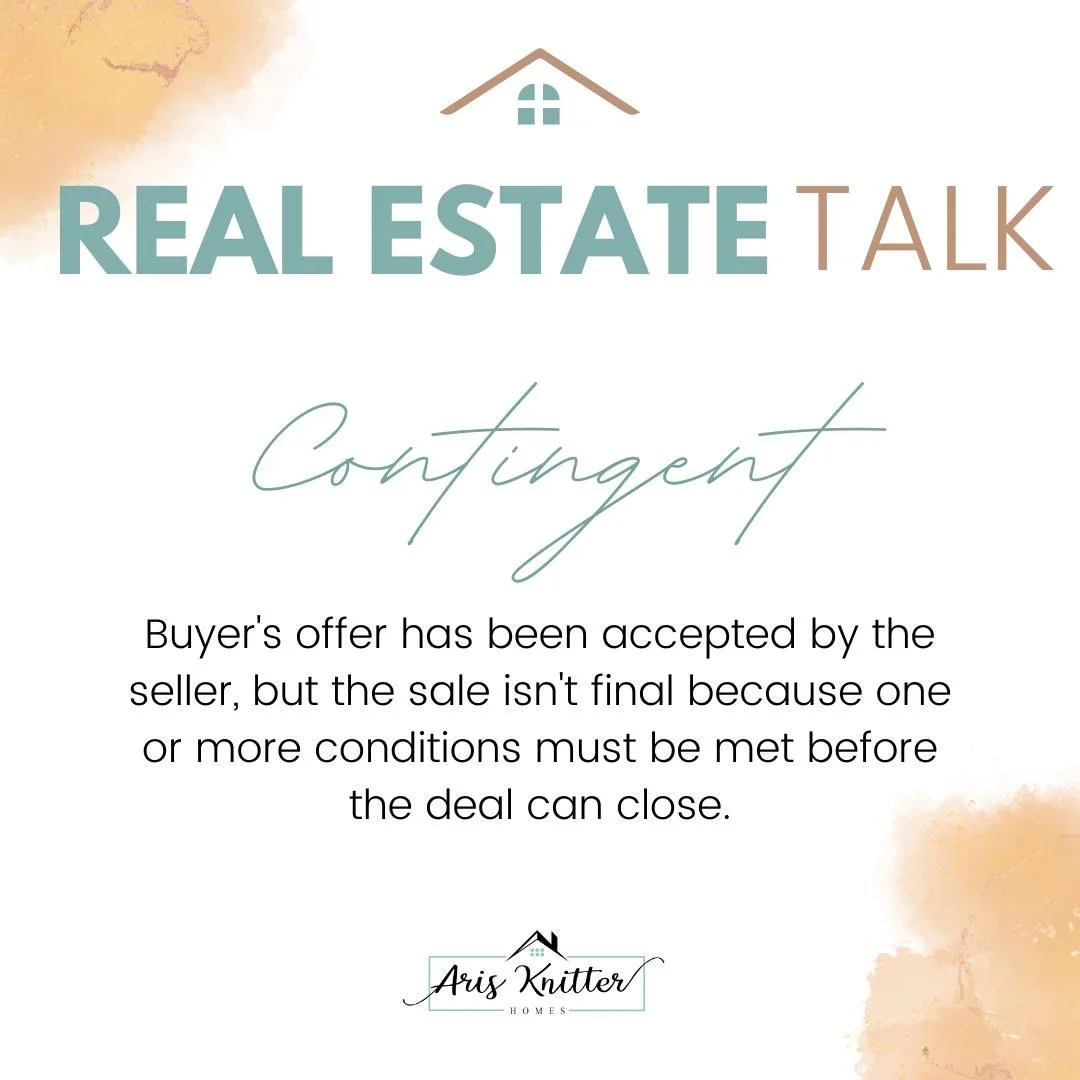 Ever see &ldquo;Contingent&rdquo; on a listing and wonder what that really means? 🏡

👉 It means the seller has accepted an offer&hellip; BUT the sale depends on certain conditions like financing, inspections, or even the buyer&rsquo;s current home 