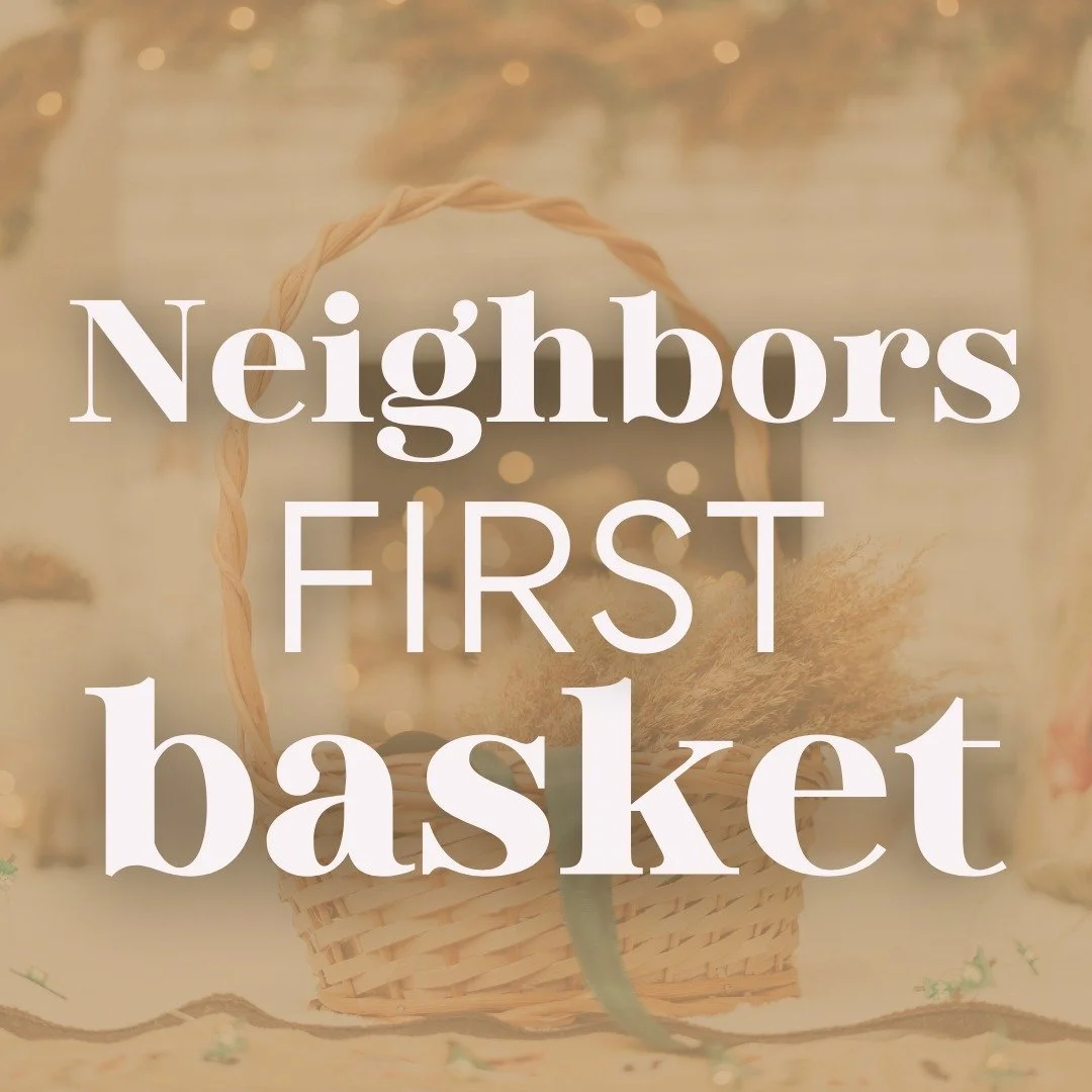 I saw this idea the other day and I just have to share it! 🧡

It&rsquo;s called a &ldquo;Neighbors First Basket&rdquo; &mdash; before your own Thanksgiving dinner, you drop off a small basket or plate to a neighbor. It could be a few homemade rolls,