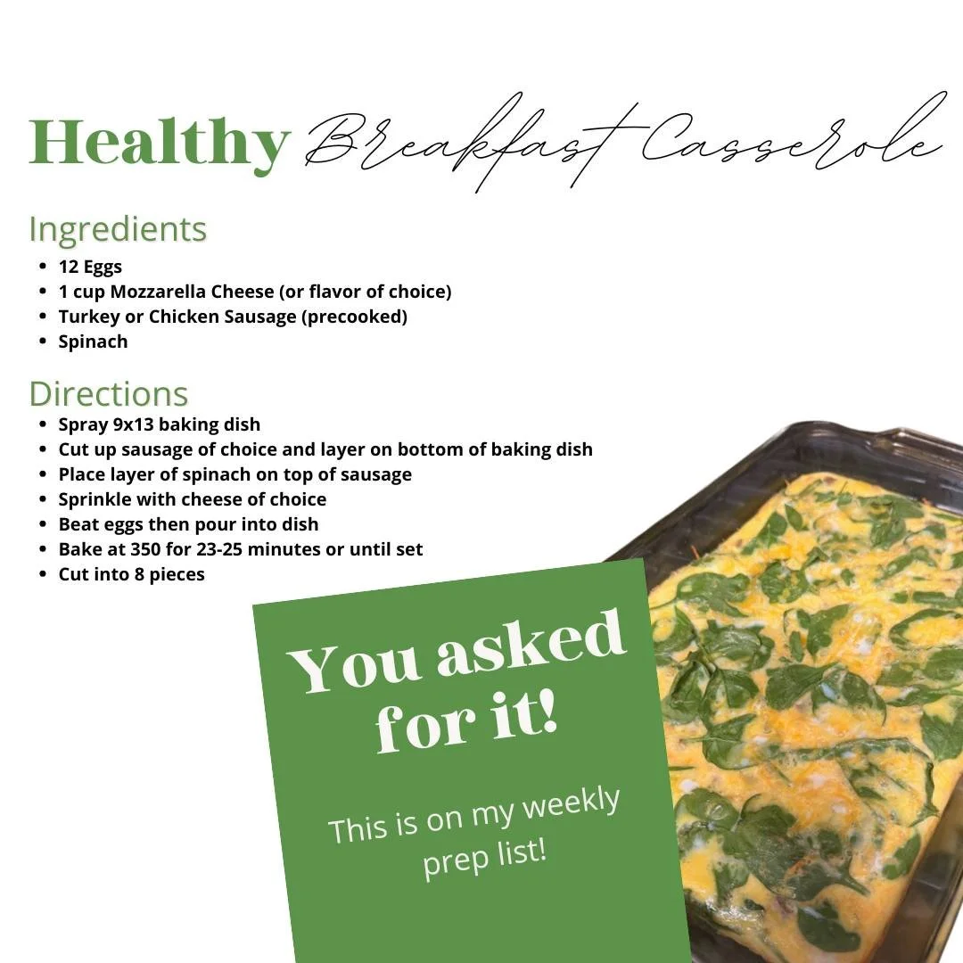 Looking for a simple, protein-packed breakfast you can prep ahead for busy mornings or home showings? 

Try this healthy breakfast casserole!