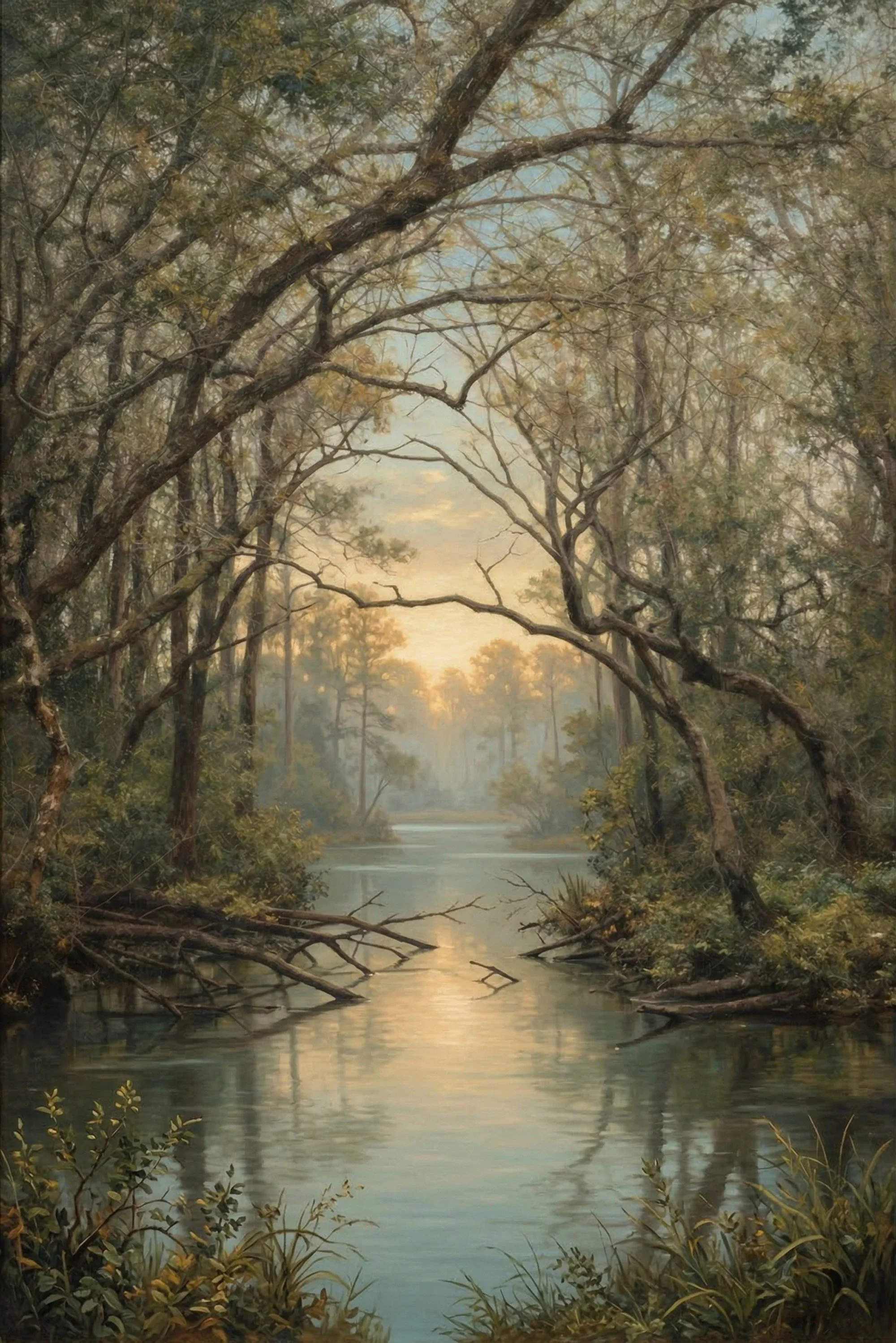 01 Evening Hush on the Blackwater at Womack Creek