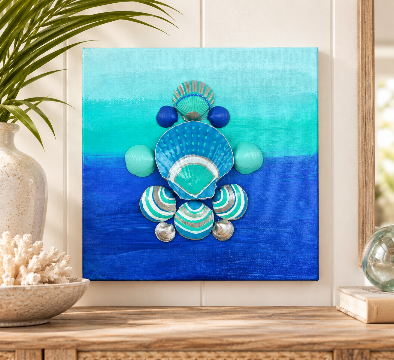 Coastal Shell Mandala Canvas Display.png
