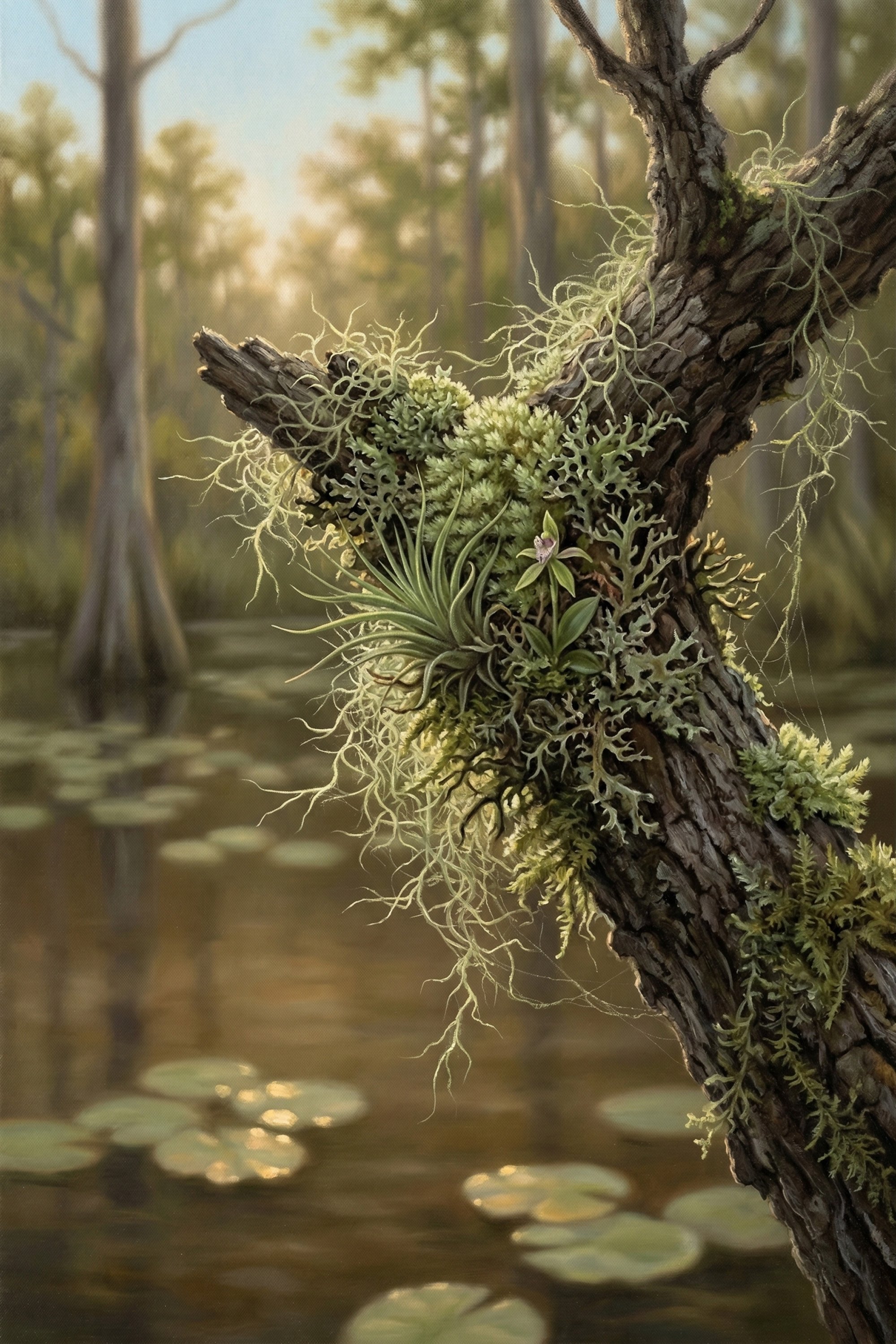 15 Lichen and Lace at Drawf Cypress