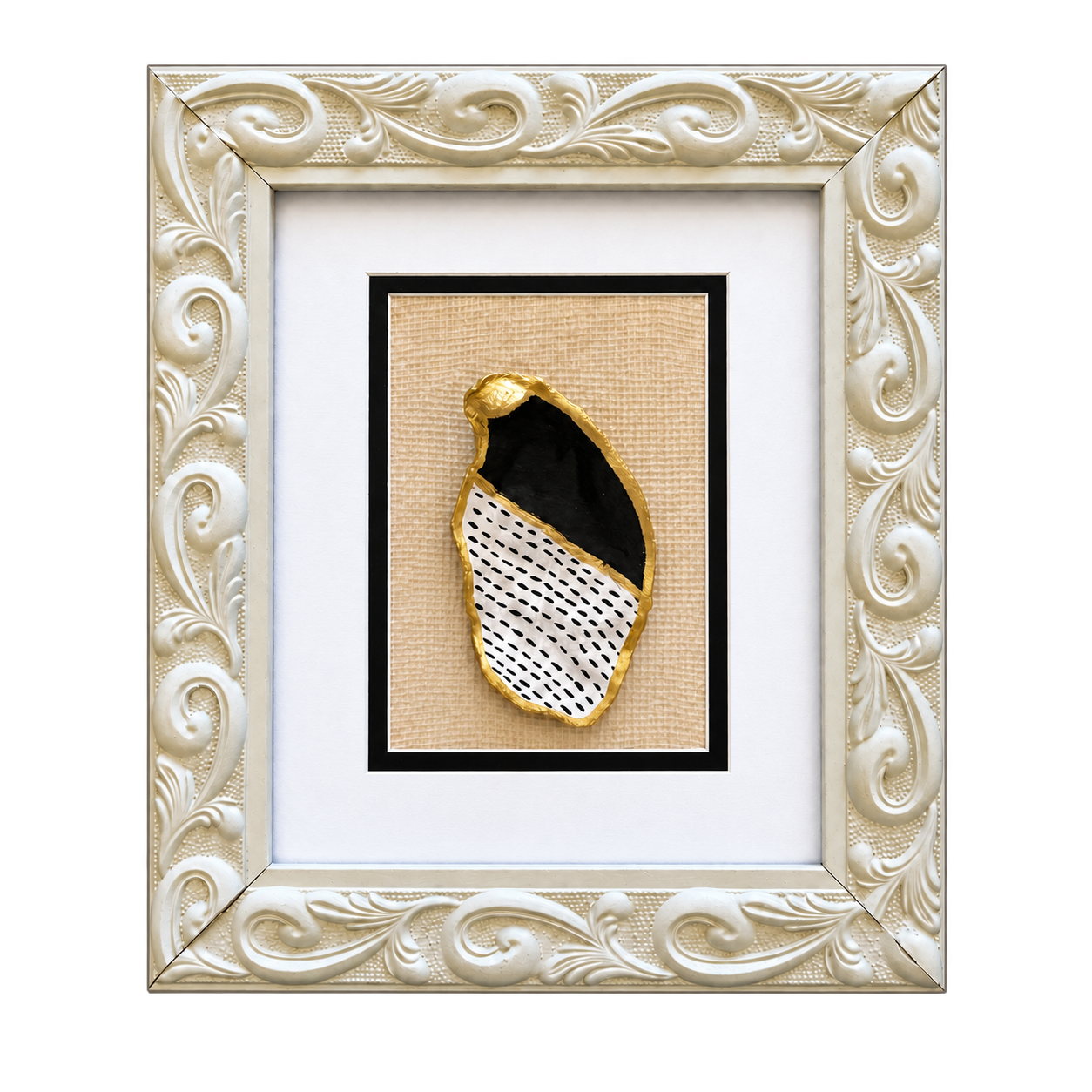 Black, White & Gold Shell II