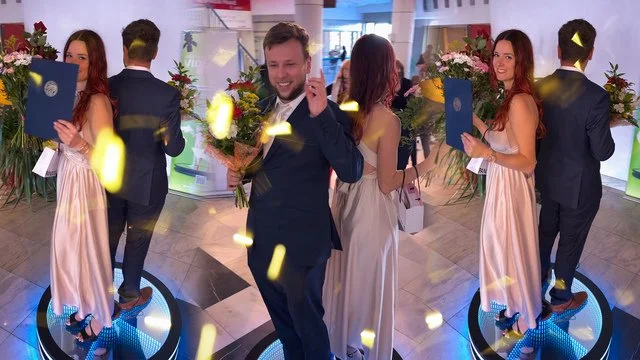 Videokoutek - Booth 360º na promocích ZSF JU v Českých Budějovicích