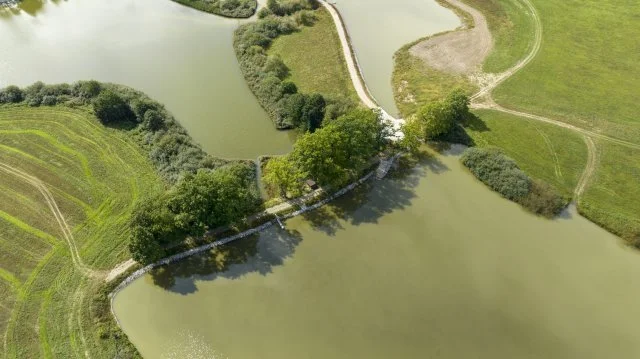 Letecké virtuální prohlídky z obnovy rybníků v čase – Purkratice