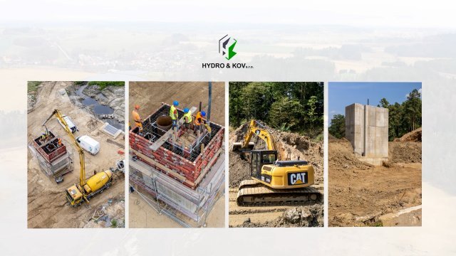 Video a foto prezentace staveb