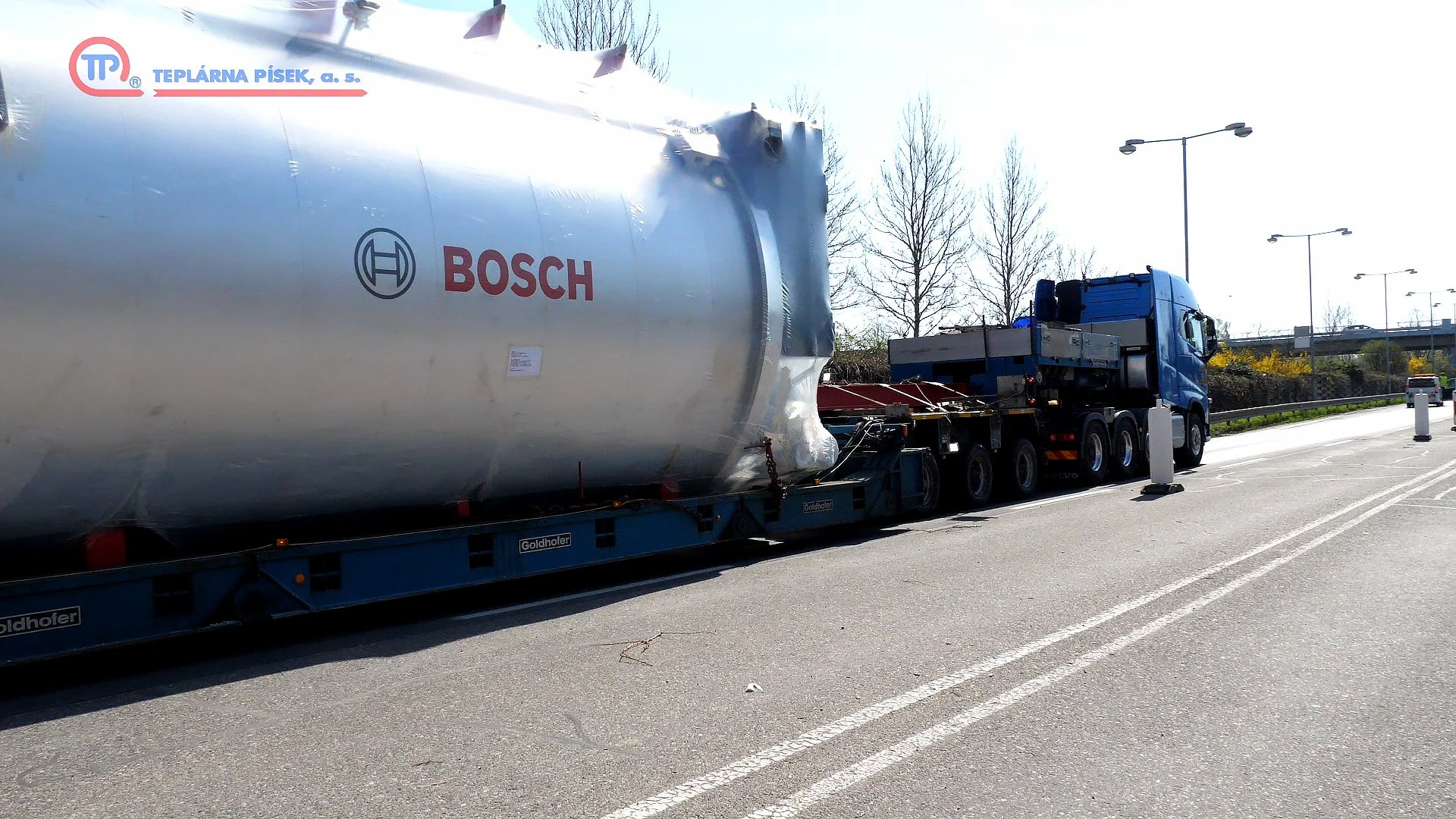 Plynový kotel na cestě