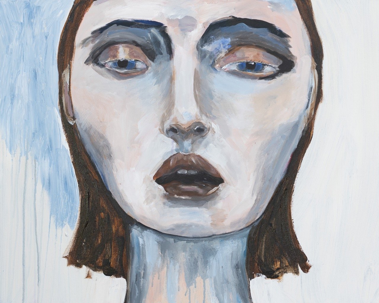 She, 2025, Acrylic on canvas, 24x30"