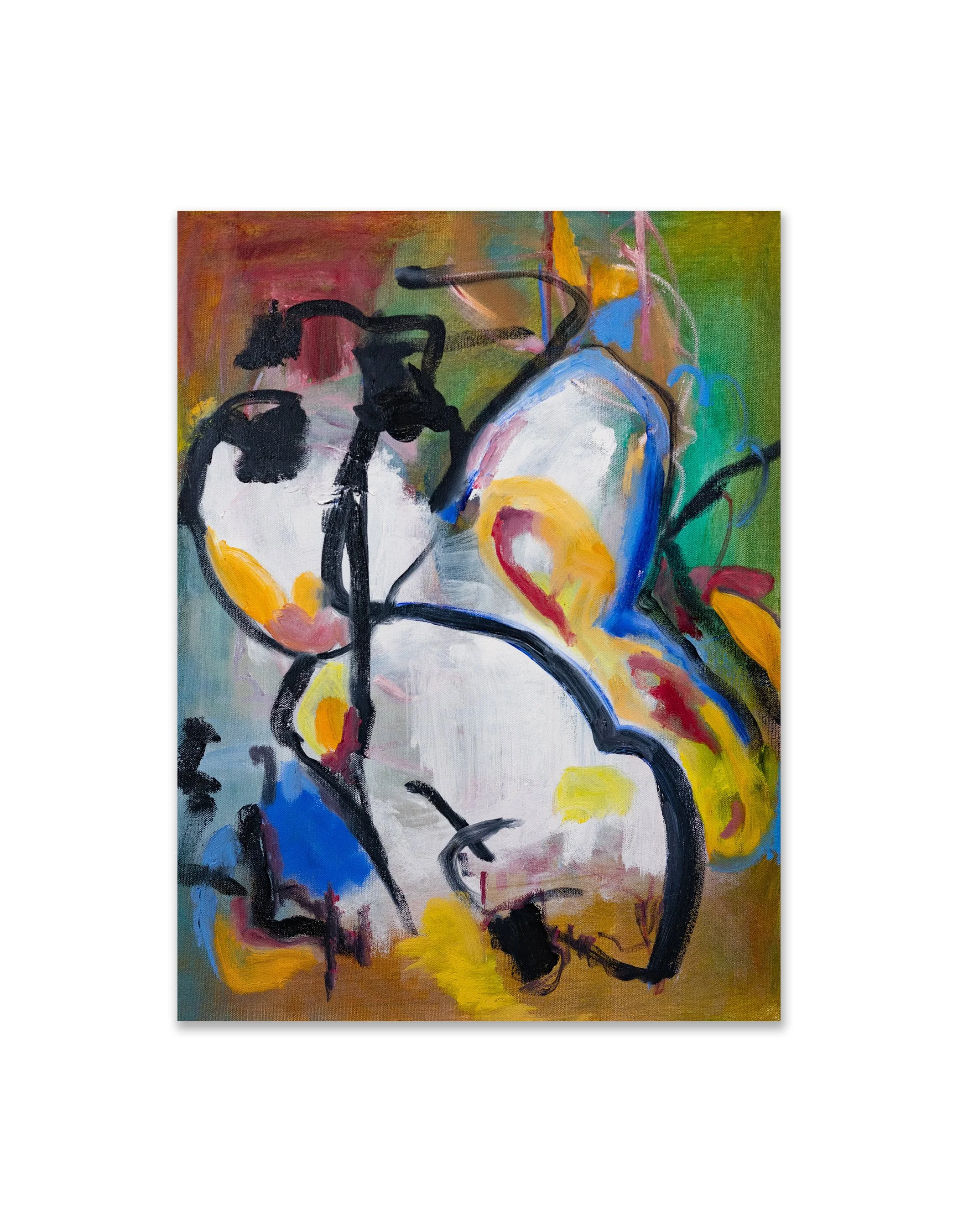 Le Société, 2024, Oil on canvas, 24x18"