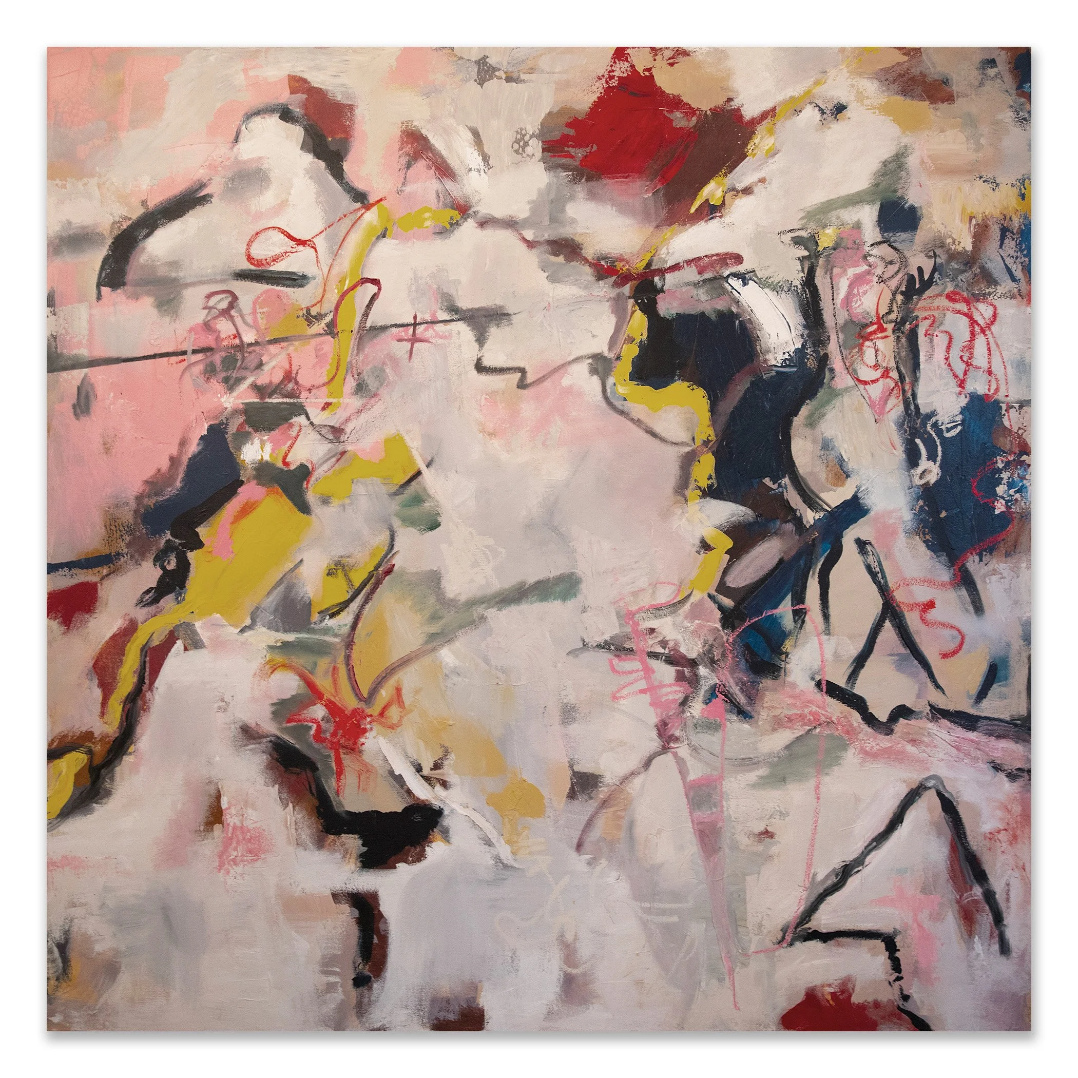 Yesterday on Regent Street, 2019, Oil on canvas, 72x72"