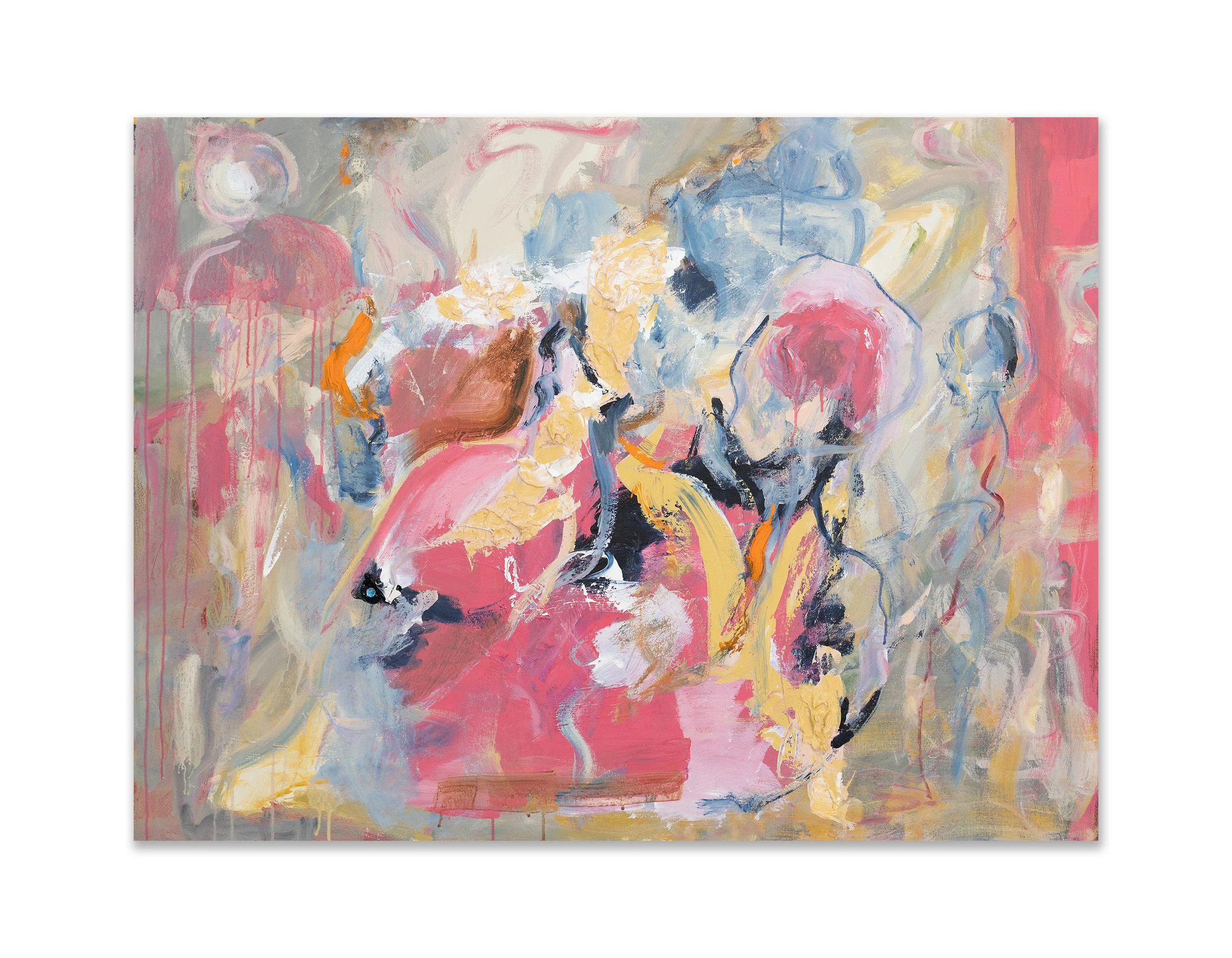 Woman, Reclining, 2025, Acrylic on canvas, 36x48"