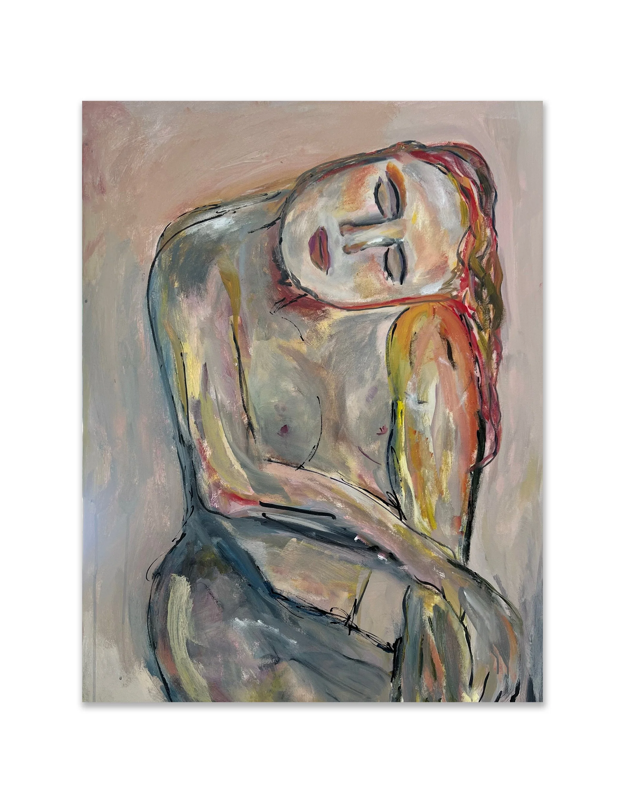 Memory, 2023, Acrylic on canvas, 40x30" **SOLD**