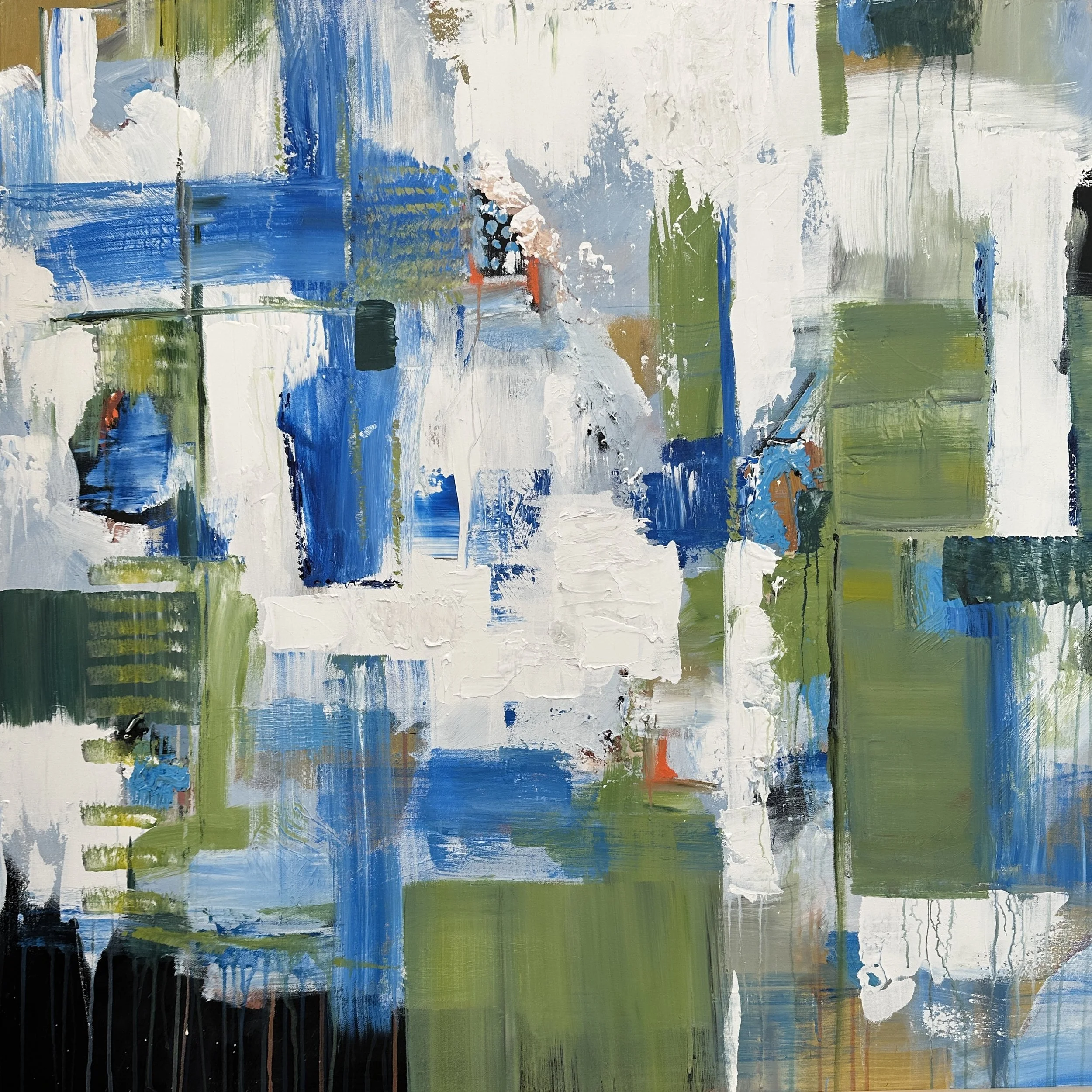 Forest, 2025, Acrylic on canvas, 48x48"