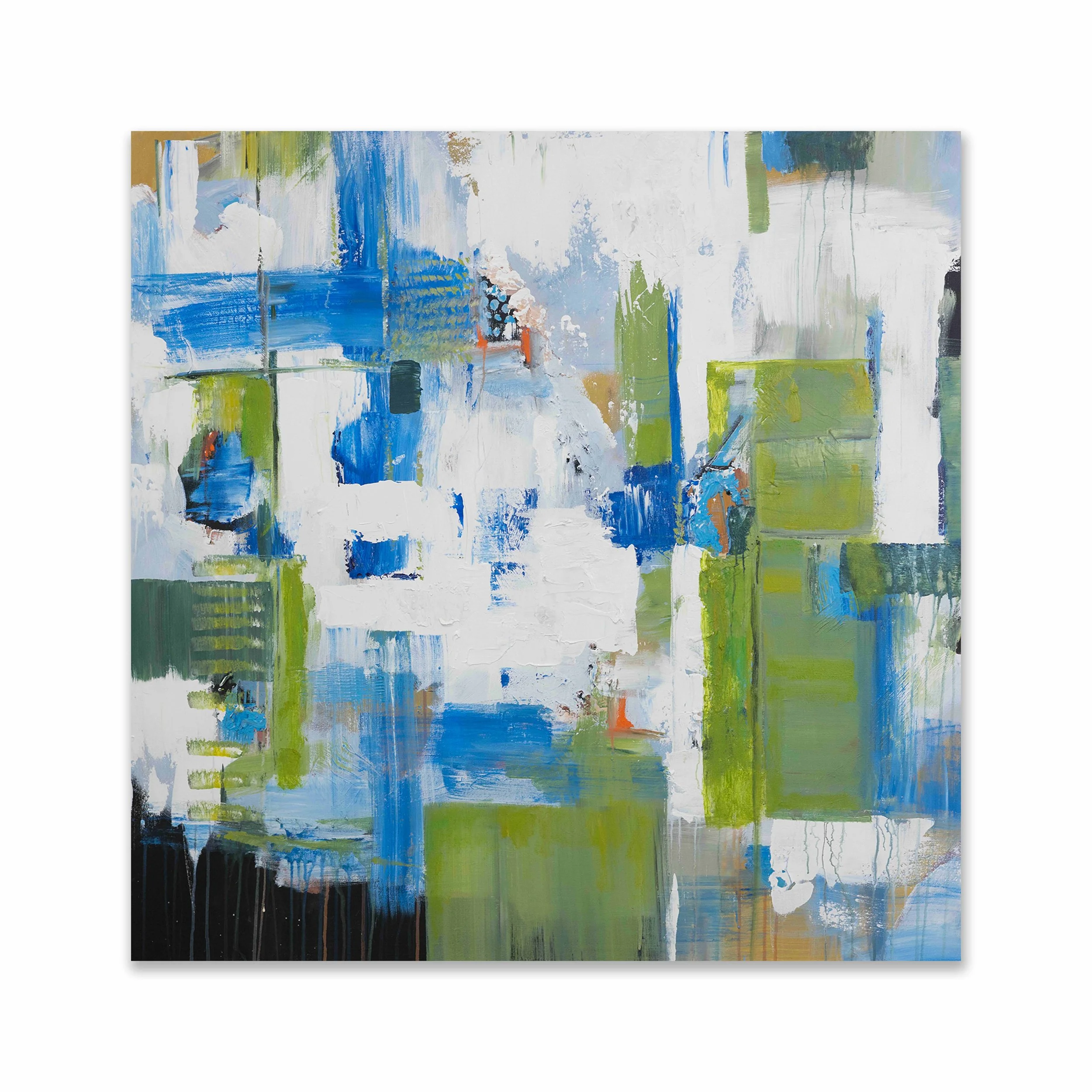 Forest, 2025, Acrylic and oil on canvas, 48x48"