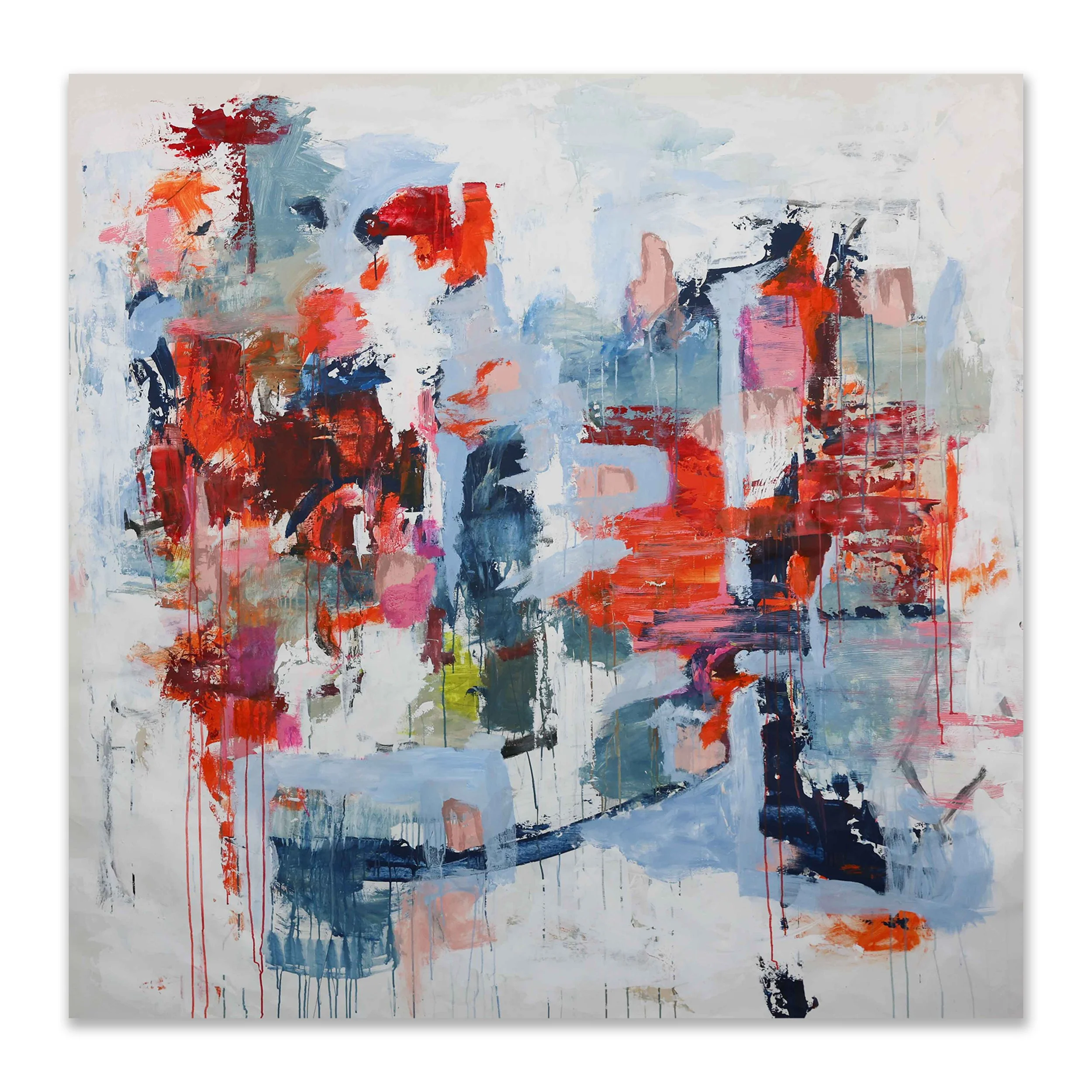 Crimson, 80” x 78”, Acrylic, charcoal on canvas, 2025.jpg