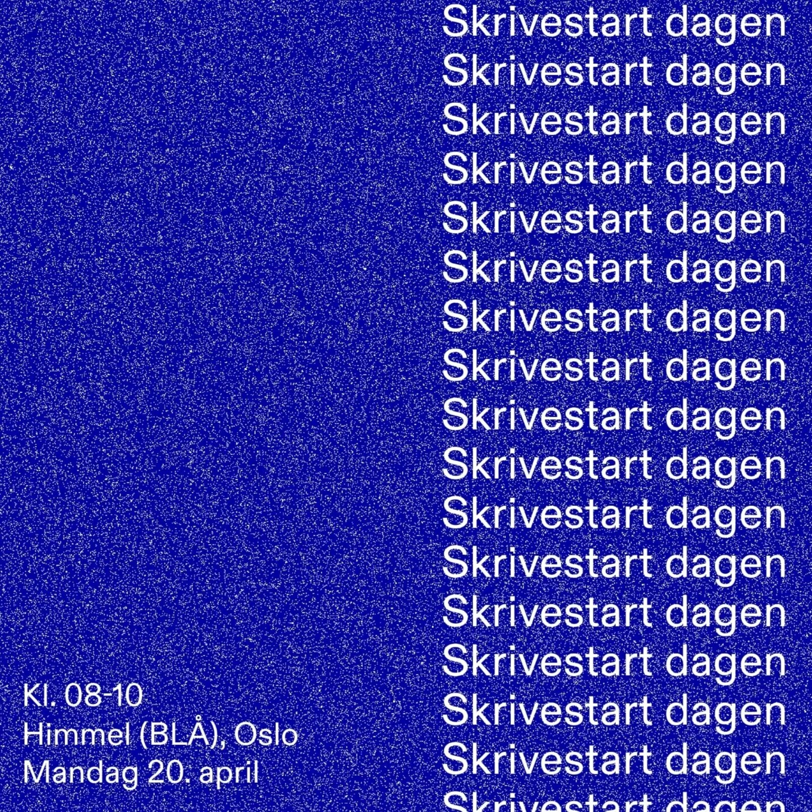 SKRIVESTART DAGEN