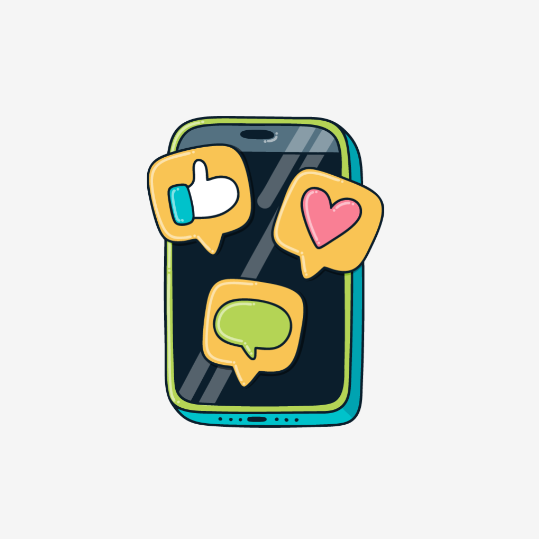 Illustration of a phone