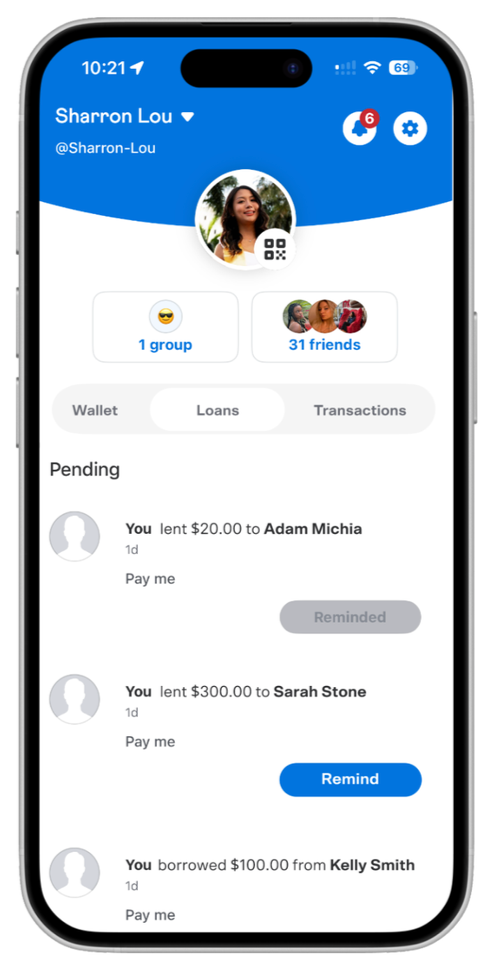 Reduced friction between users:
Features like pre-set deadlines, payment scheduling, and automated reminders make repayments smooth and prevent awkward follow-ups.