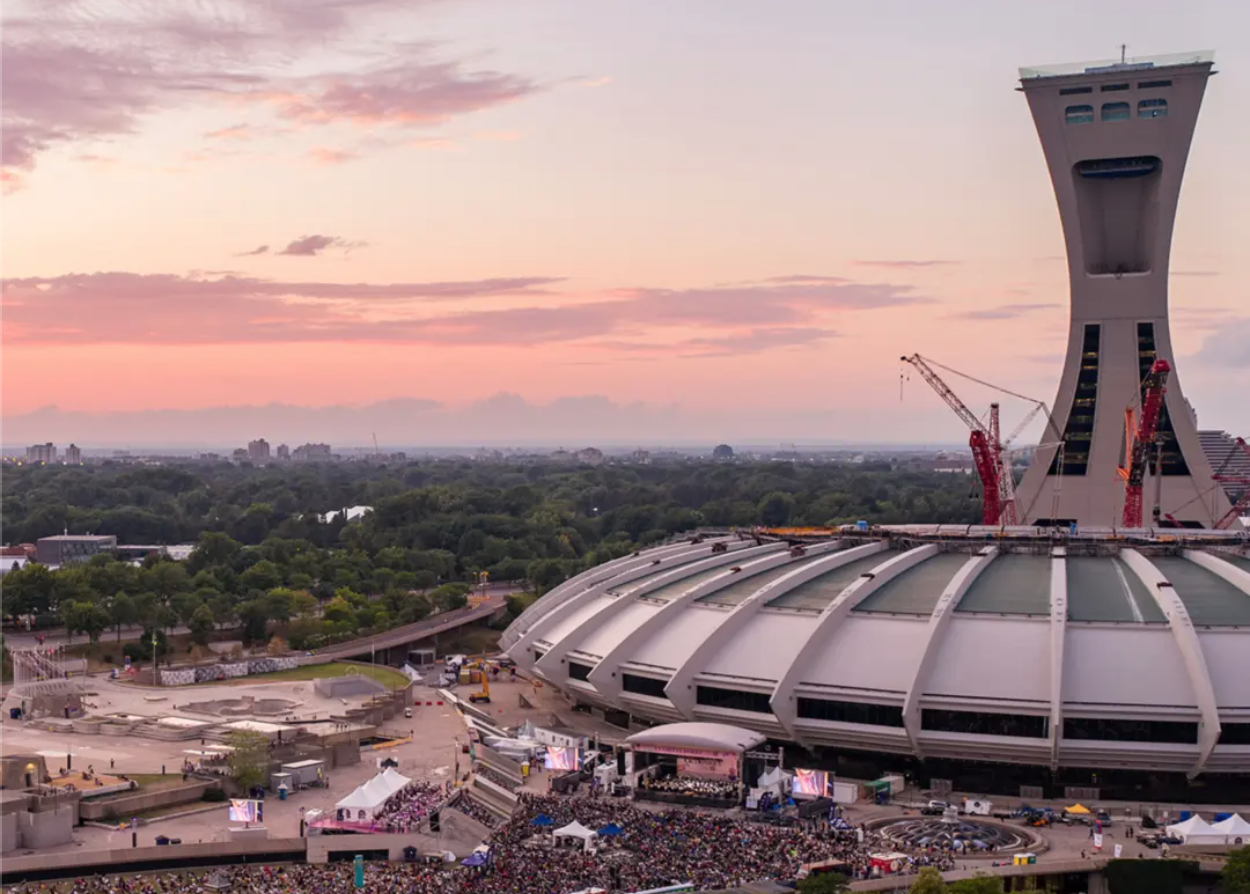L’OSM à l’Esplanade du Parc olympique