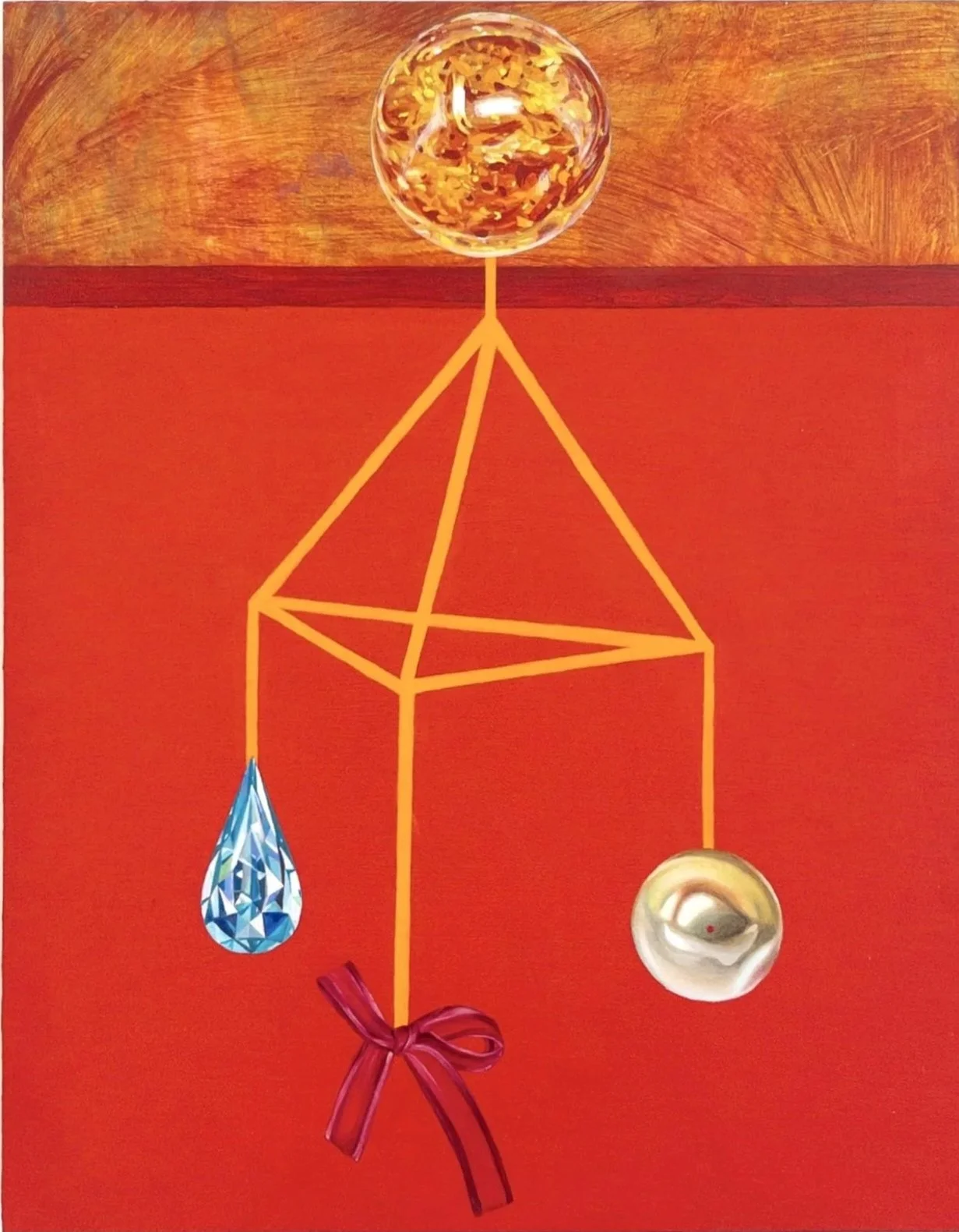 Tree of Lineage, 14 in. x 11 in., Oil and Acrylic on Wood Panel