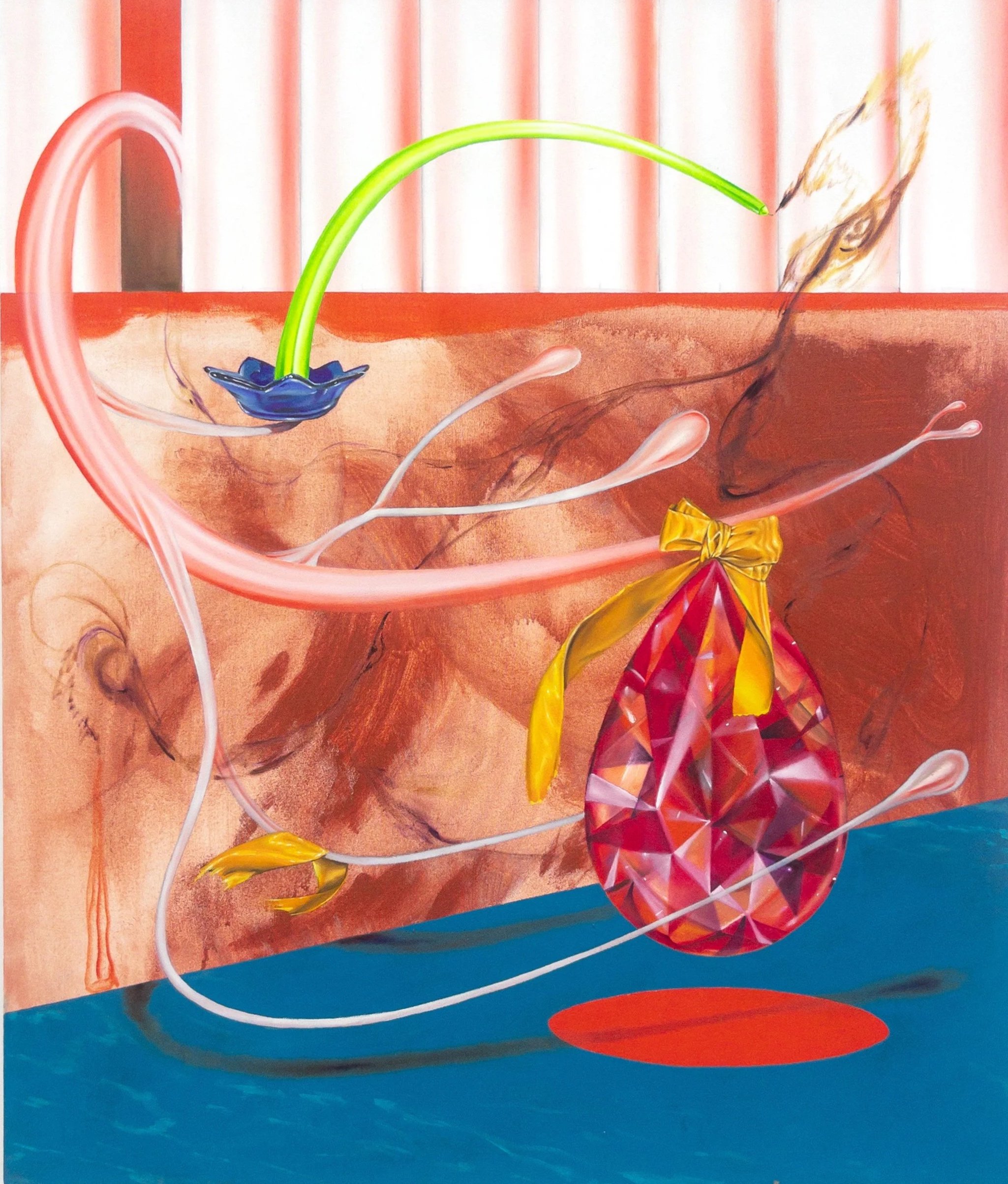 Fertility Spell in the Glade, 40 in. x 30 in., Oil on Canvas