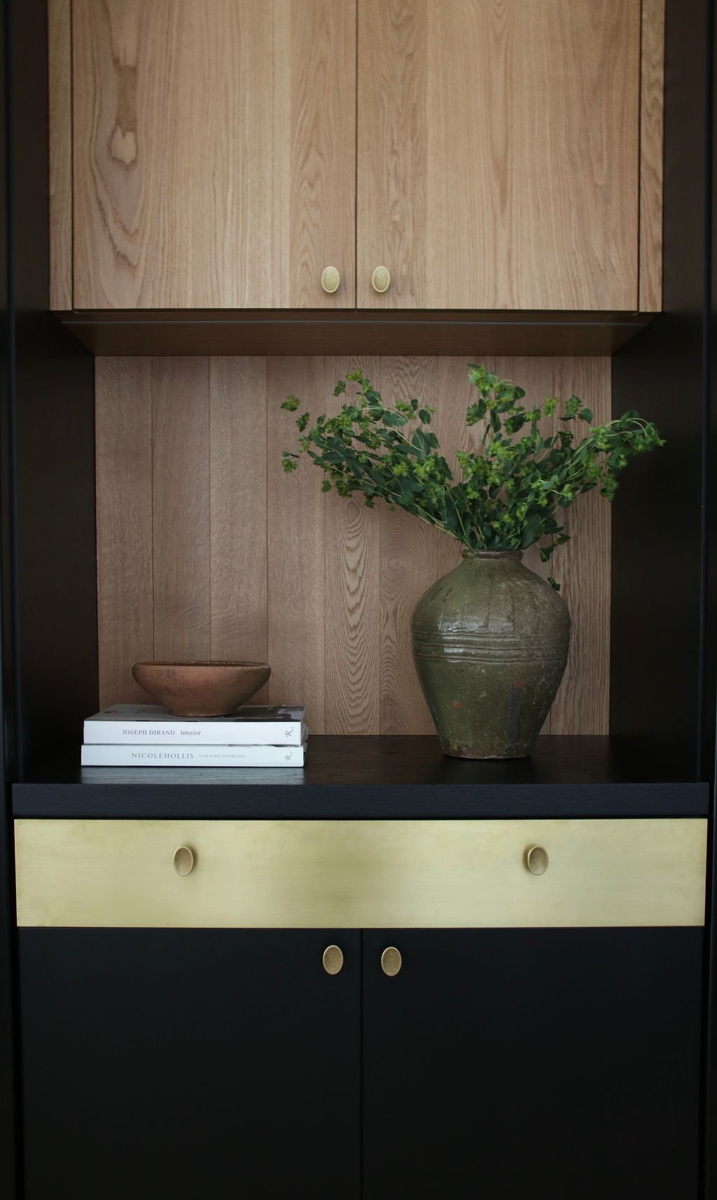 Custom solid wood cabinetry in Tampa, Florida.