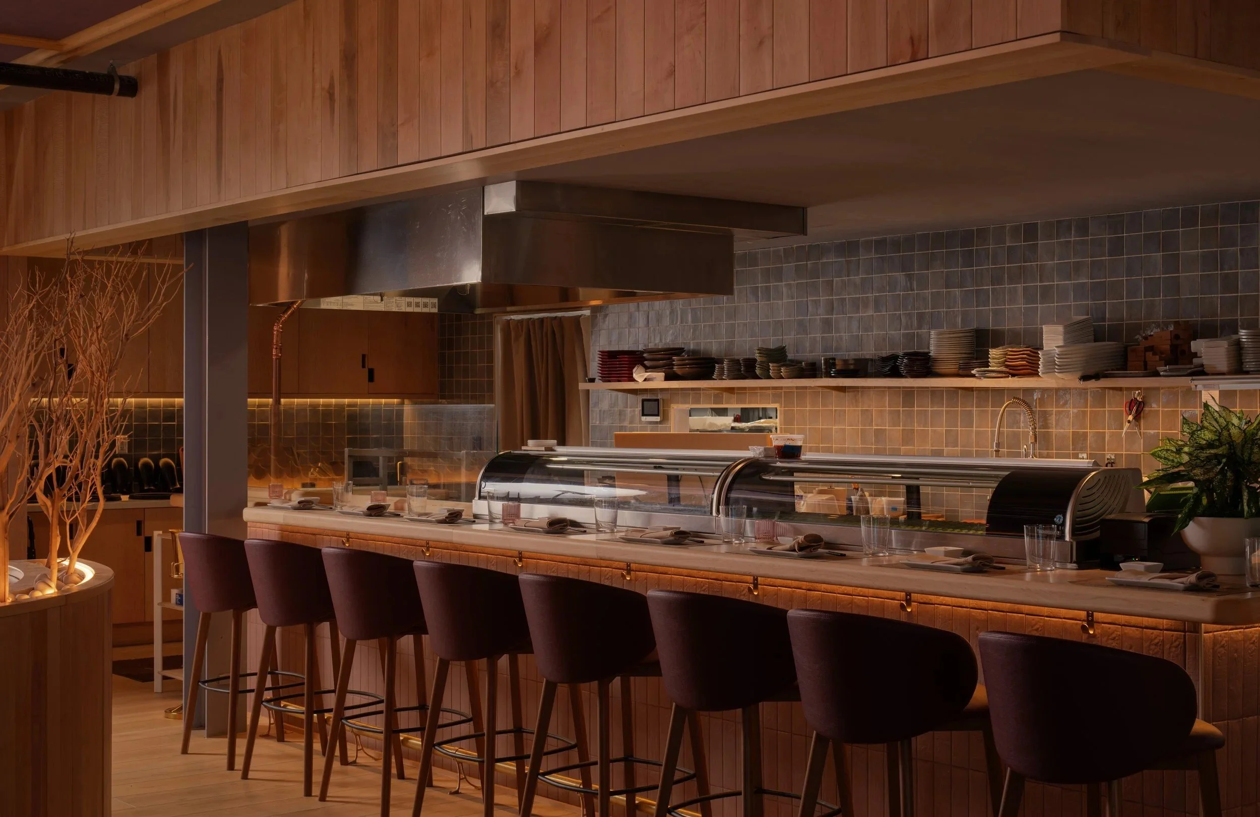 Restaurant bar and hospitality millwork by BUILT, Tampa