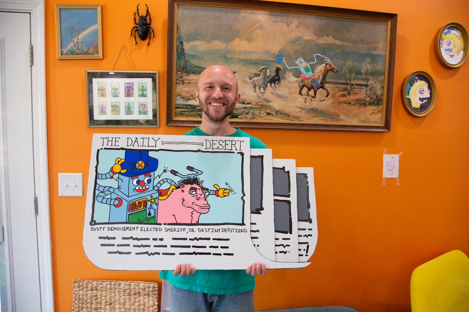 Why This Local Art Will Make You Smile— Meet Shiny Top, the Man Creating A Whimsical World