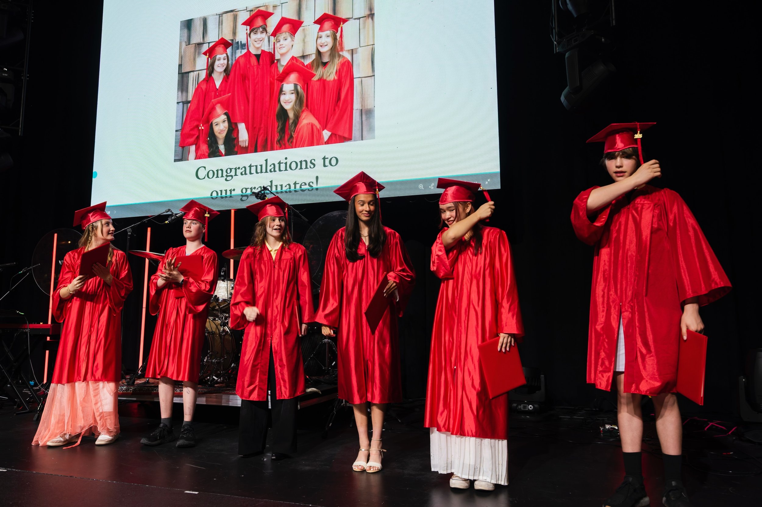 Let&rsquo;s end the week with big congratulations to our 8th grade Graduates as they celebrate this exciting milestone! 
While this was a smaller graduating class, the room was filled with friends, family and high energy!
A huge shoutout to our Eleme