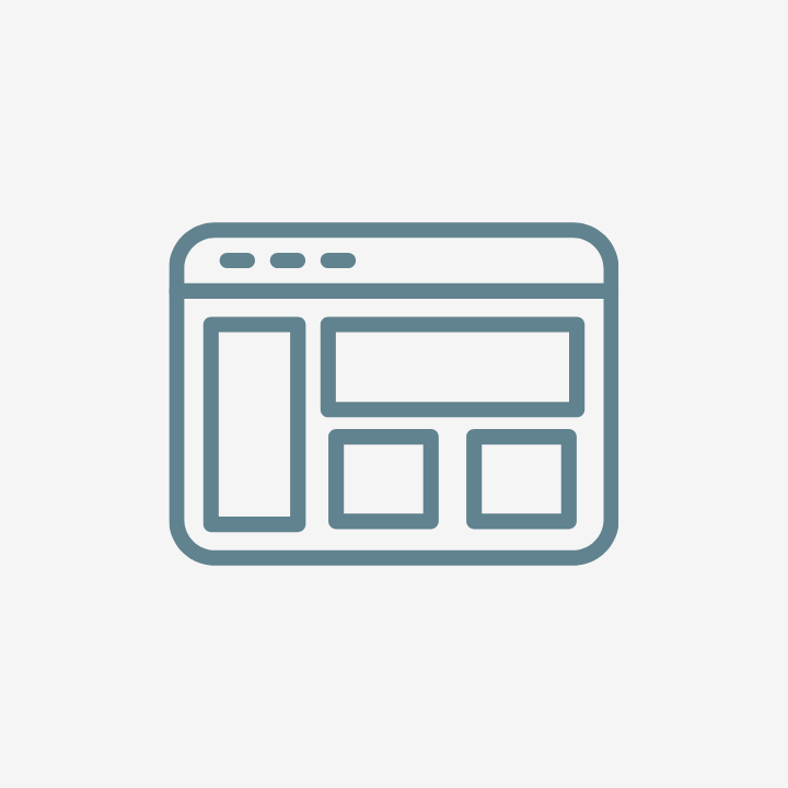 website layout icon